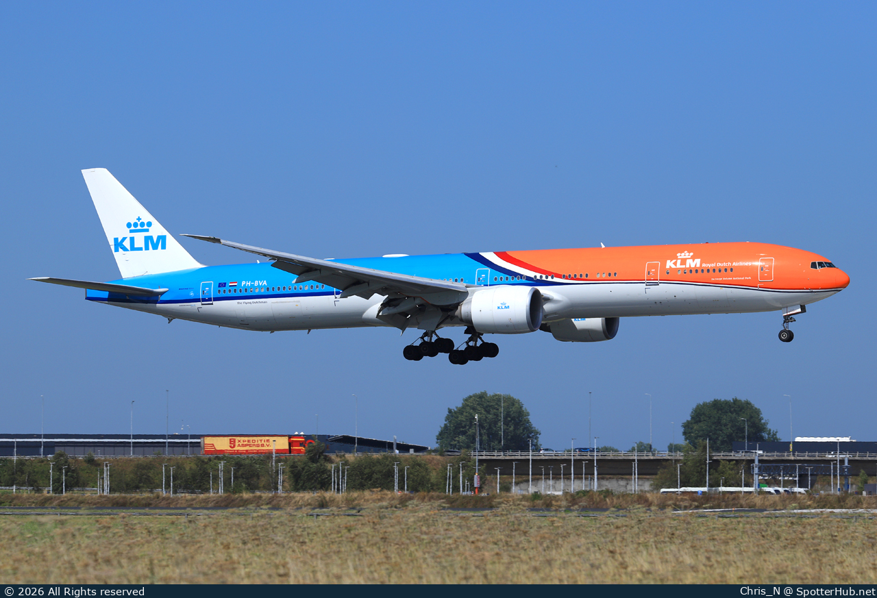 Photo of PH-BVA - Boeing 777-306(ER) operated by KLM Royal Dutch Airlines