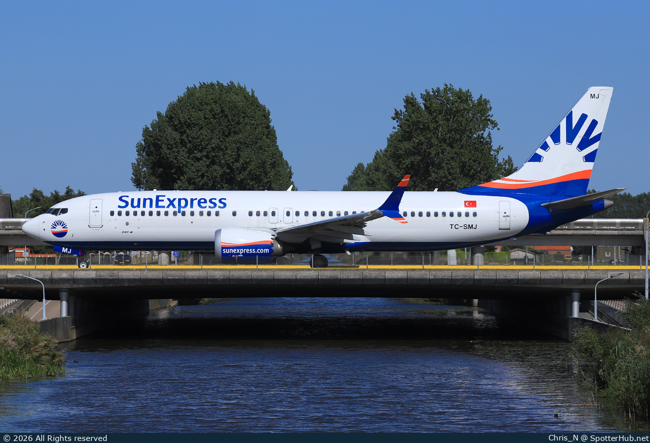 Photo of TC-SMJ - Boeing 737 MAX 8 operated by SunExpress