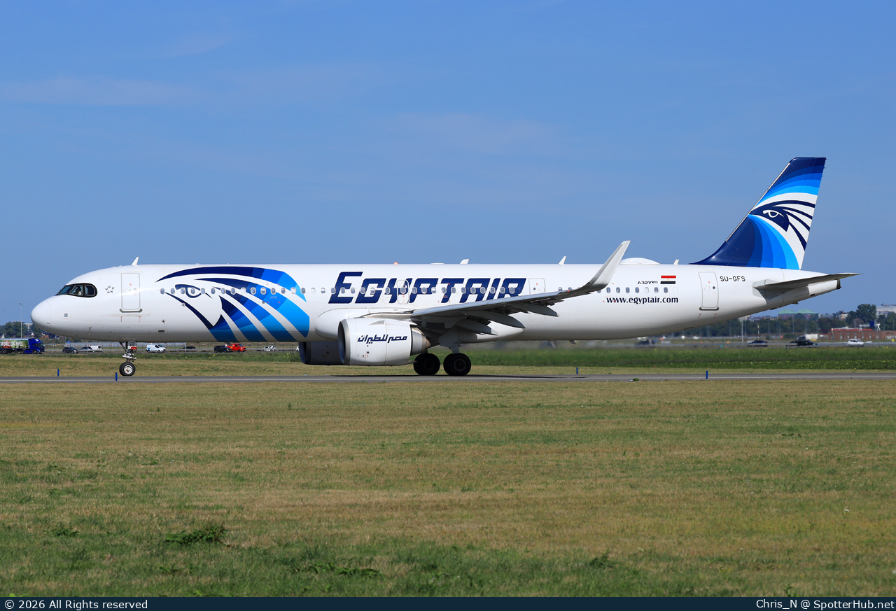 Photo of SU-GFS - Airbus A321-251NX operated by Egyptair