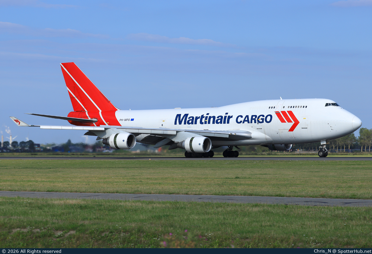 Photo of PH-MPS - Boeing 747-412(BCF) operated by Martinair Cargo
