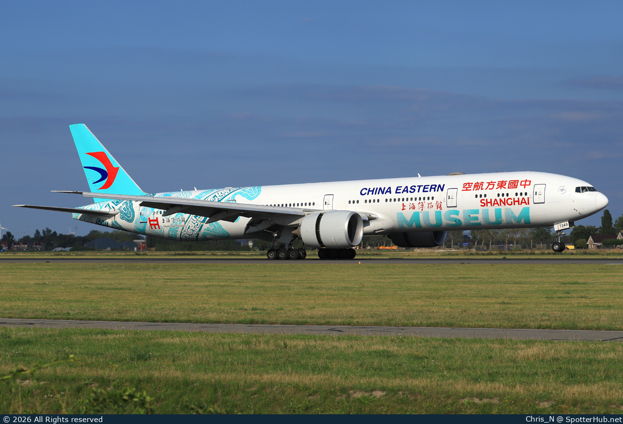 Photo of B-7349 - Boeing 777-39P(ER) operated by China Eastern Airlines