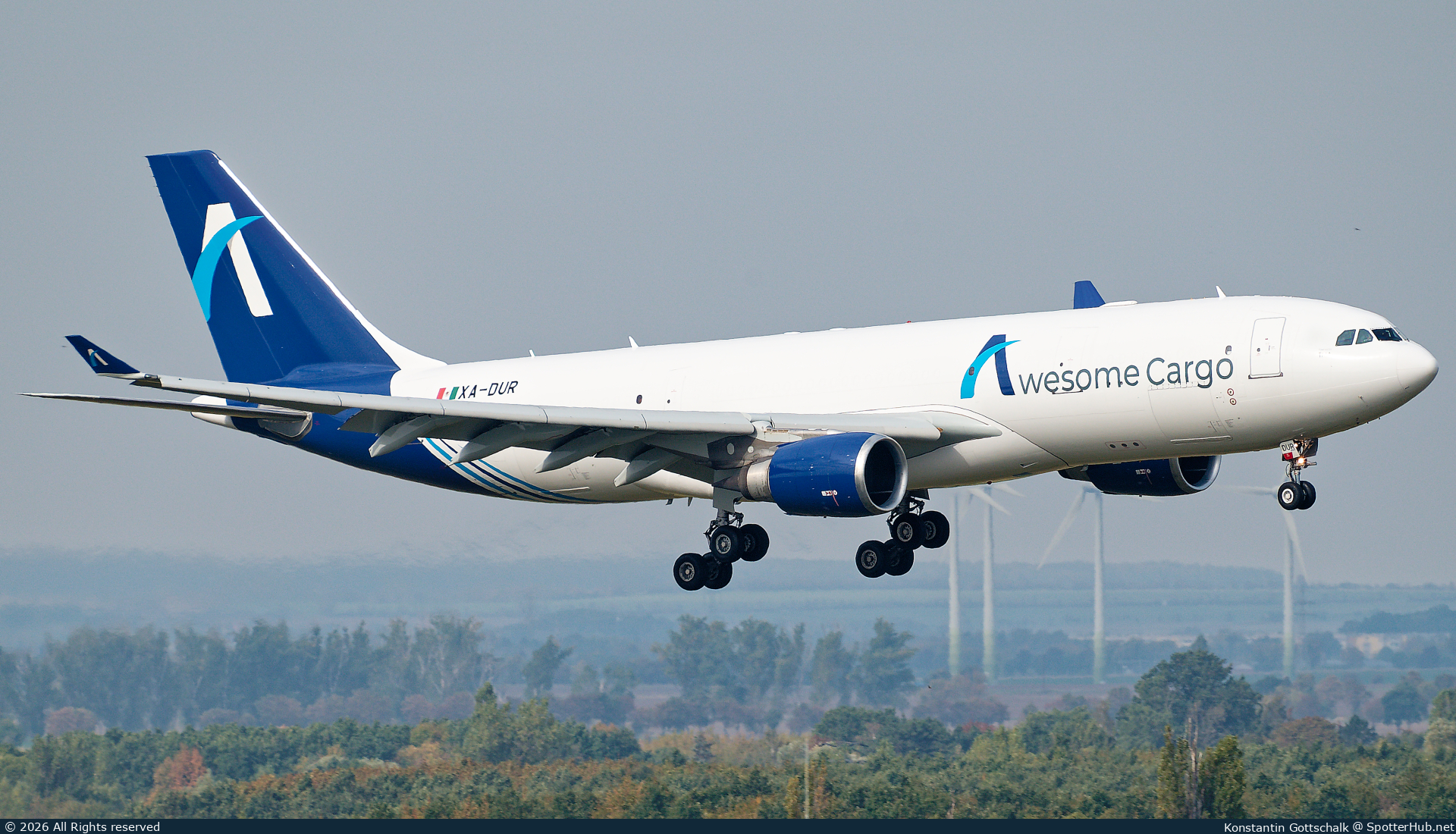 Photo of XA-DUR - Airbus A330-202(P2F) operated by Awesome Cargo