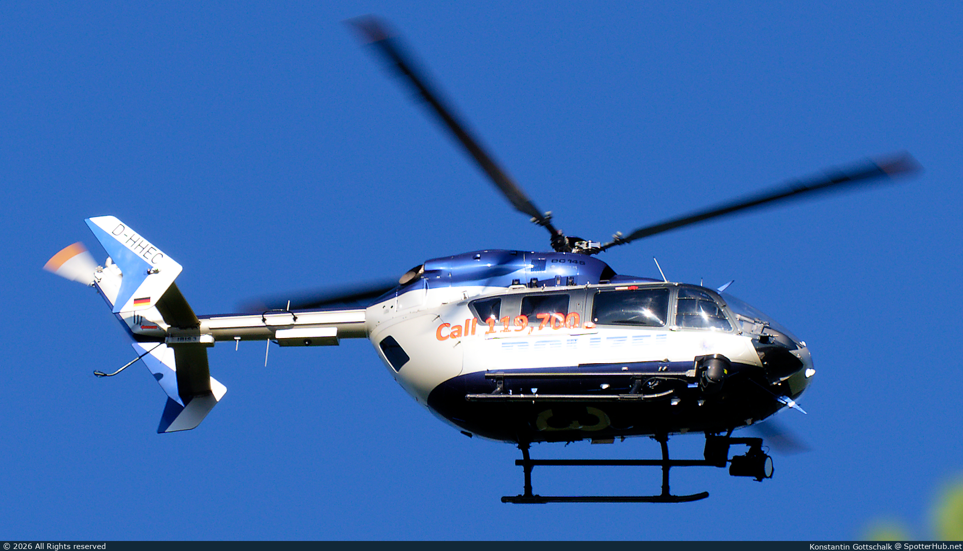 Photo of D-HHEC - Eurocopter EC145 operated by German Police - Polizeifliegerstaffel Hessen