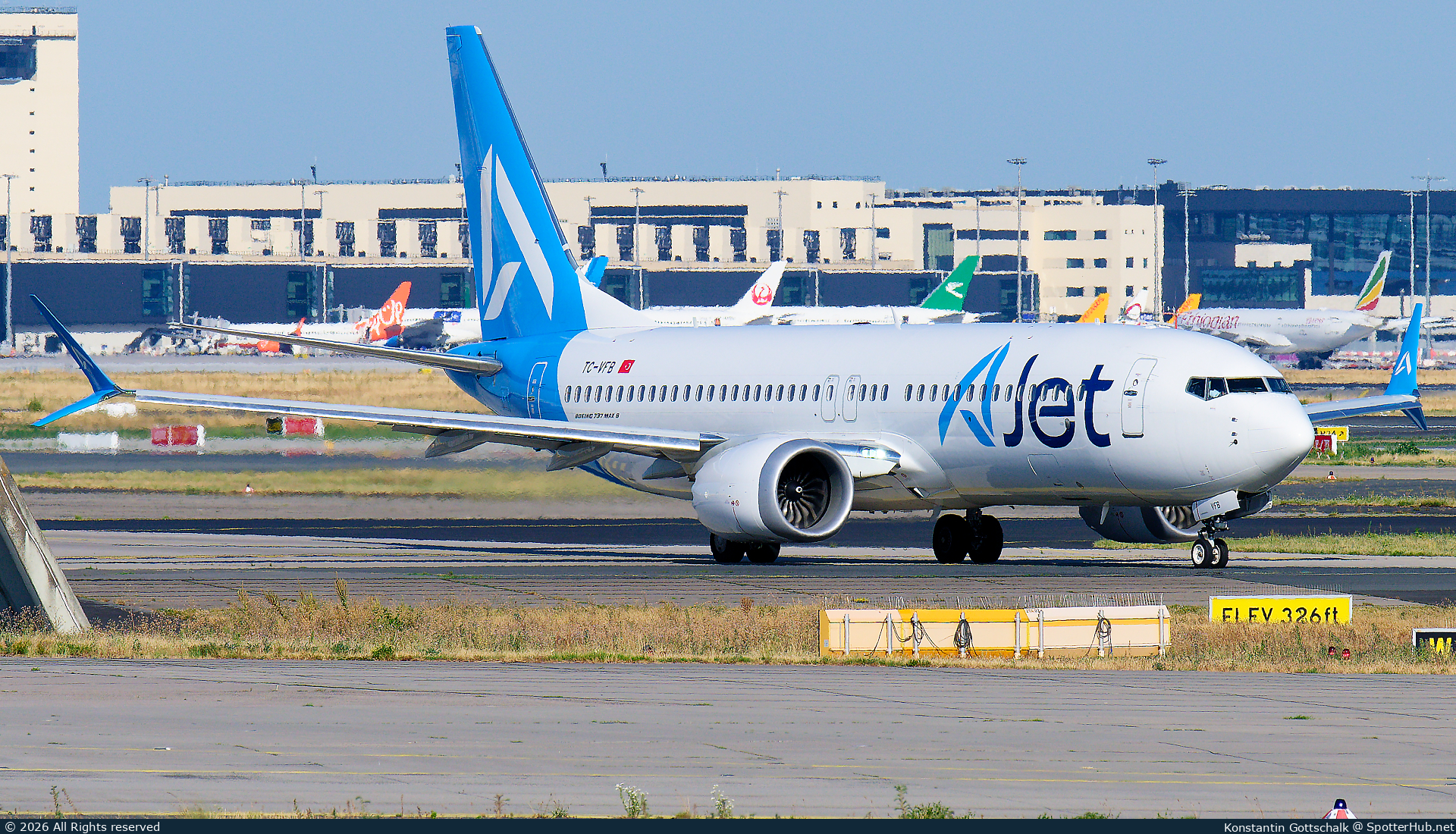 Photo of TC-VFB - Boeing 737 MAX 8 operated by AJet