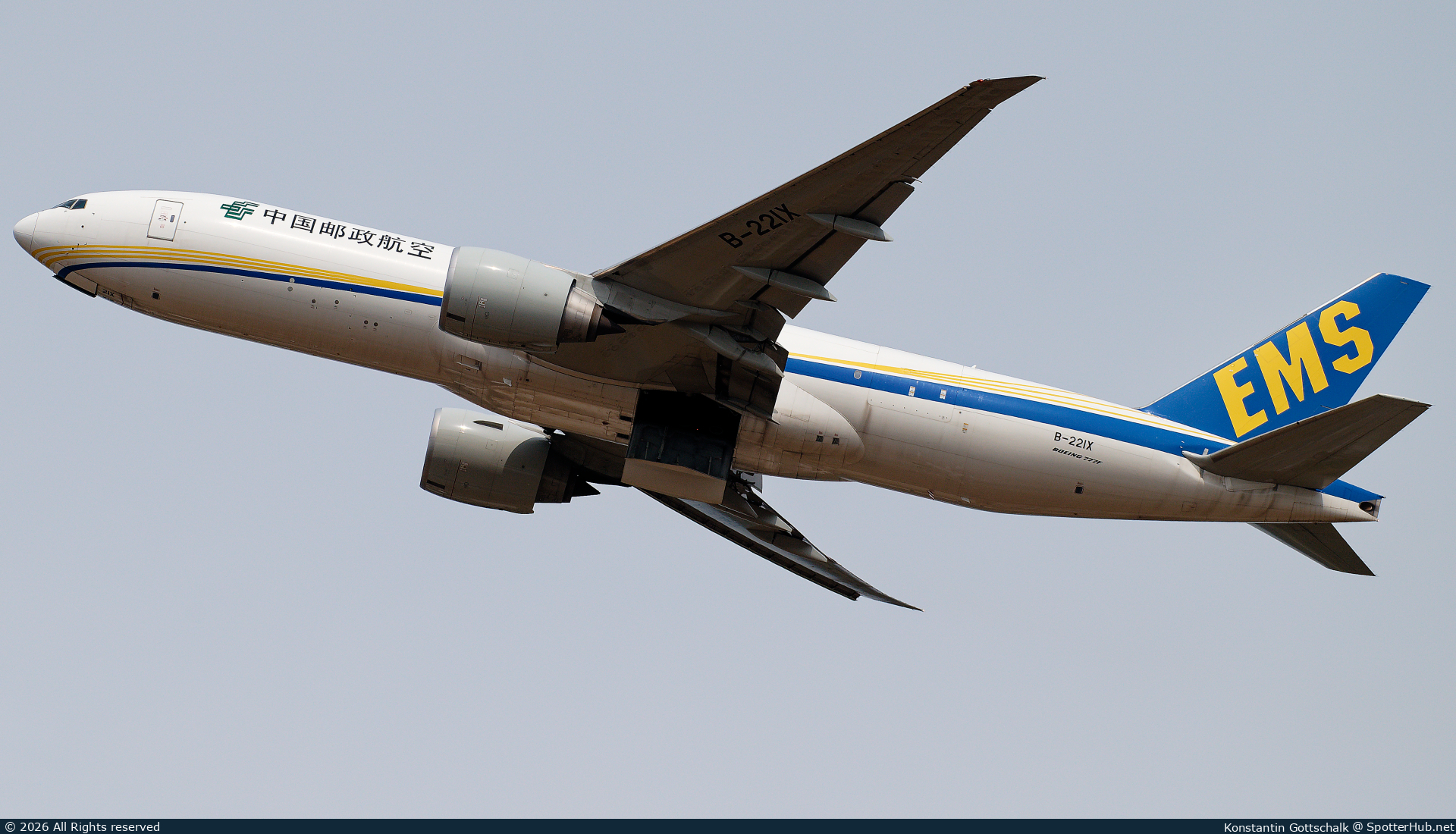 Photo of B-221X - Boeing 777-F operated by China Postal Airlines