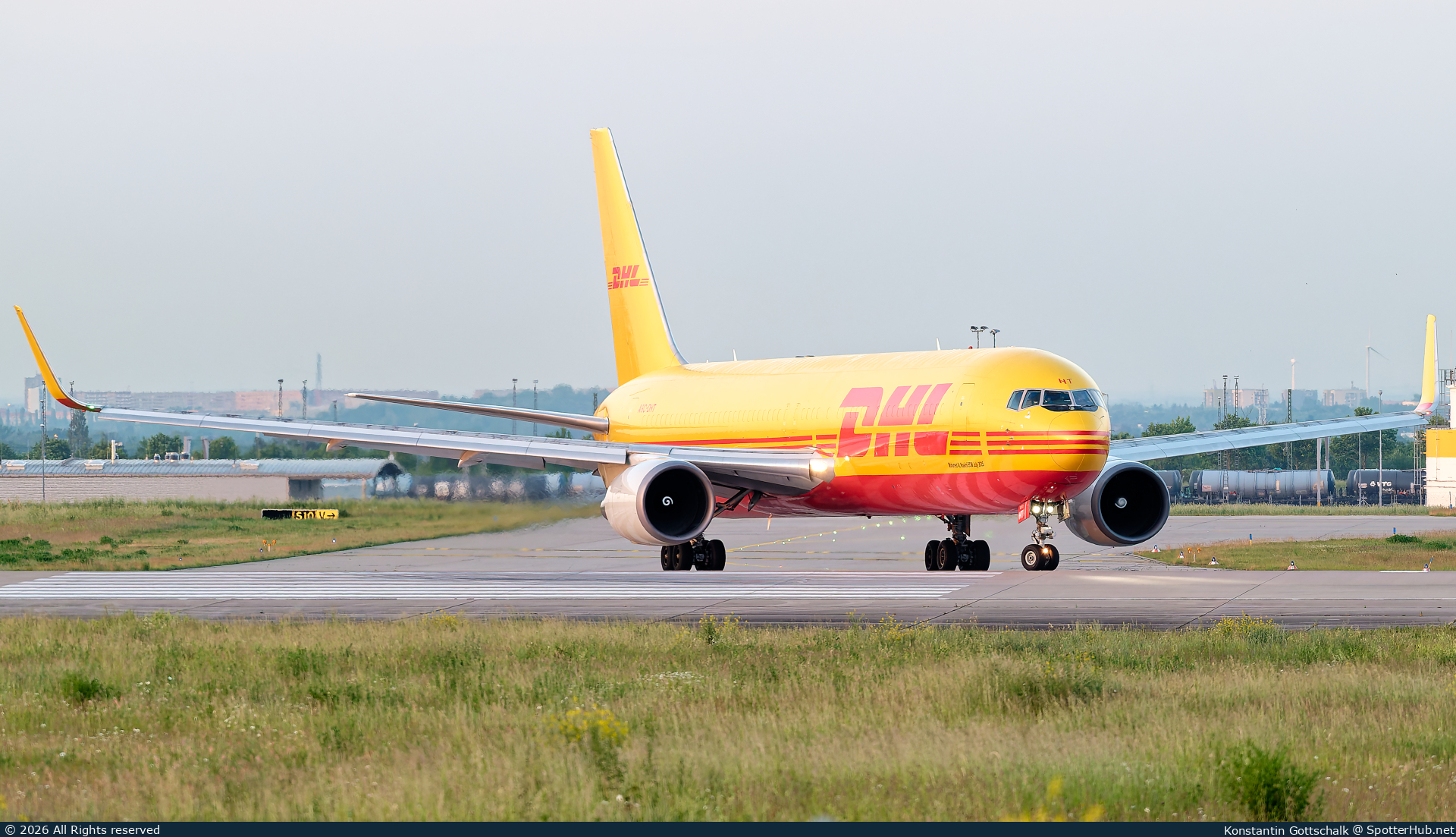 Photo of A9C-DHT - Boeing 767-323(ER)(BDSF) operated by DHL International Aviation