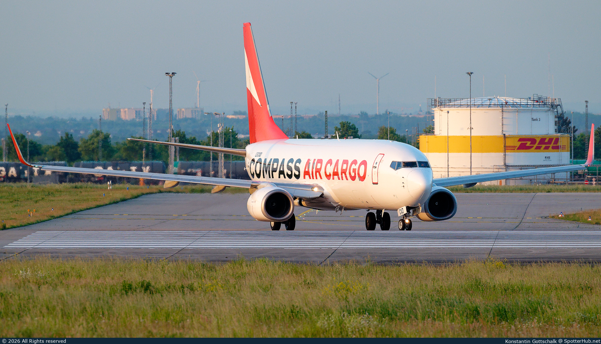 Photo of LZ-CXD - Boeing 737-85R(SF) operated by Compass Air Cargo