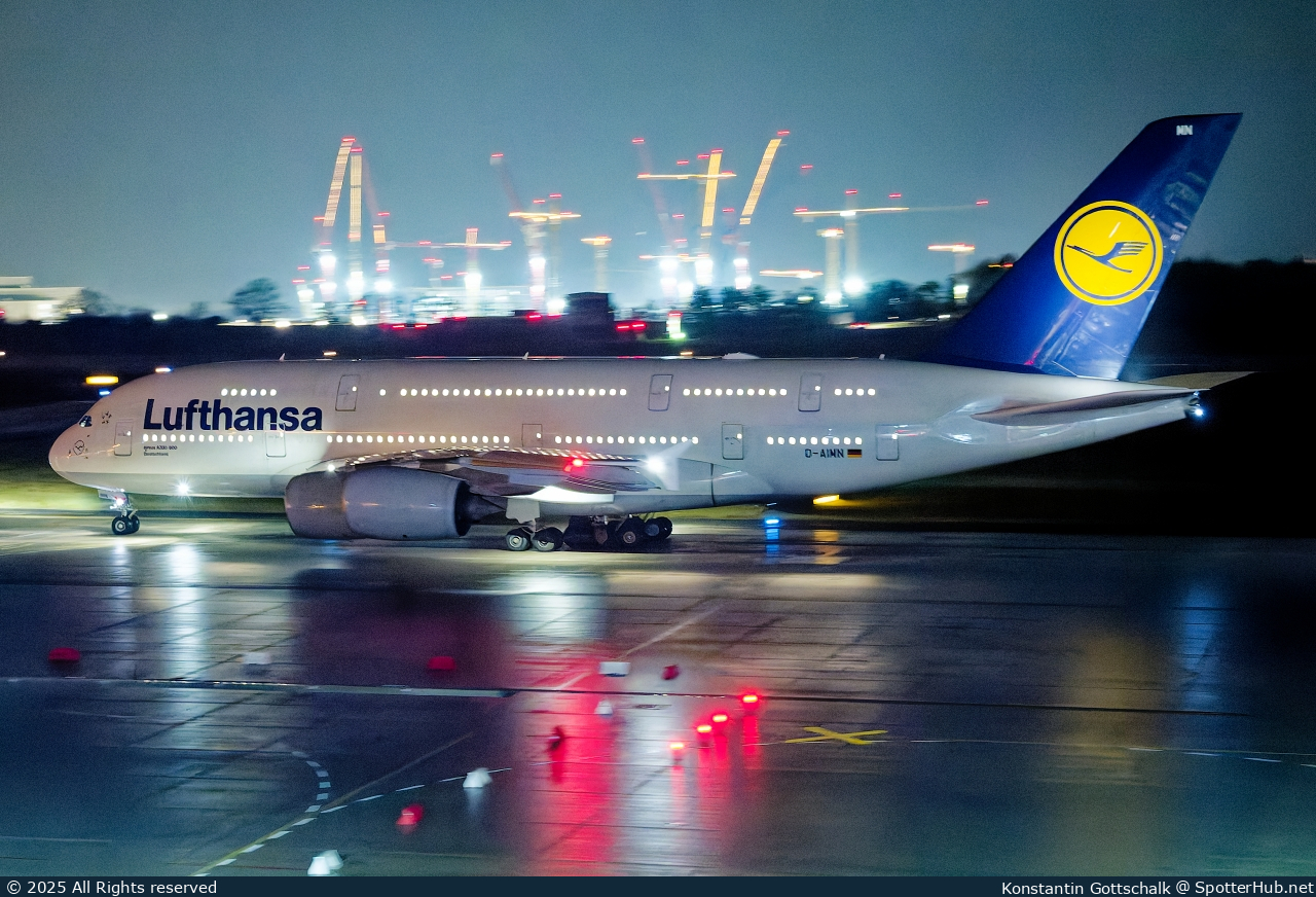 Photo of D-AIMN - Airbus A380-841 operated by Lufthansa