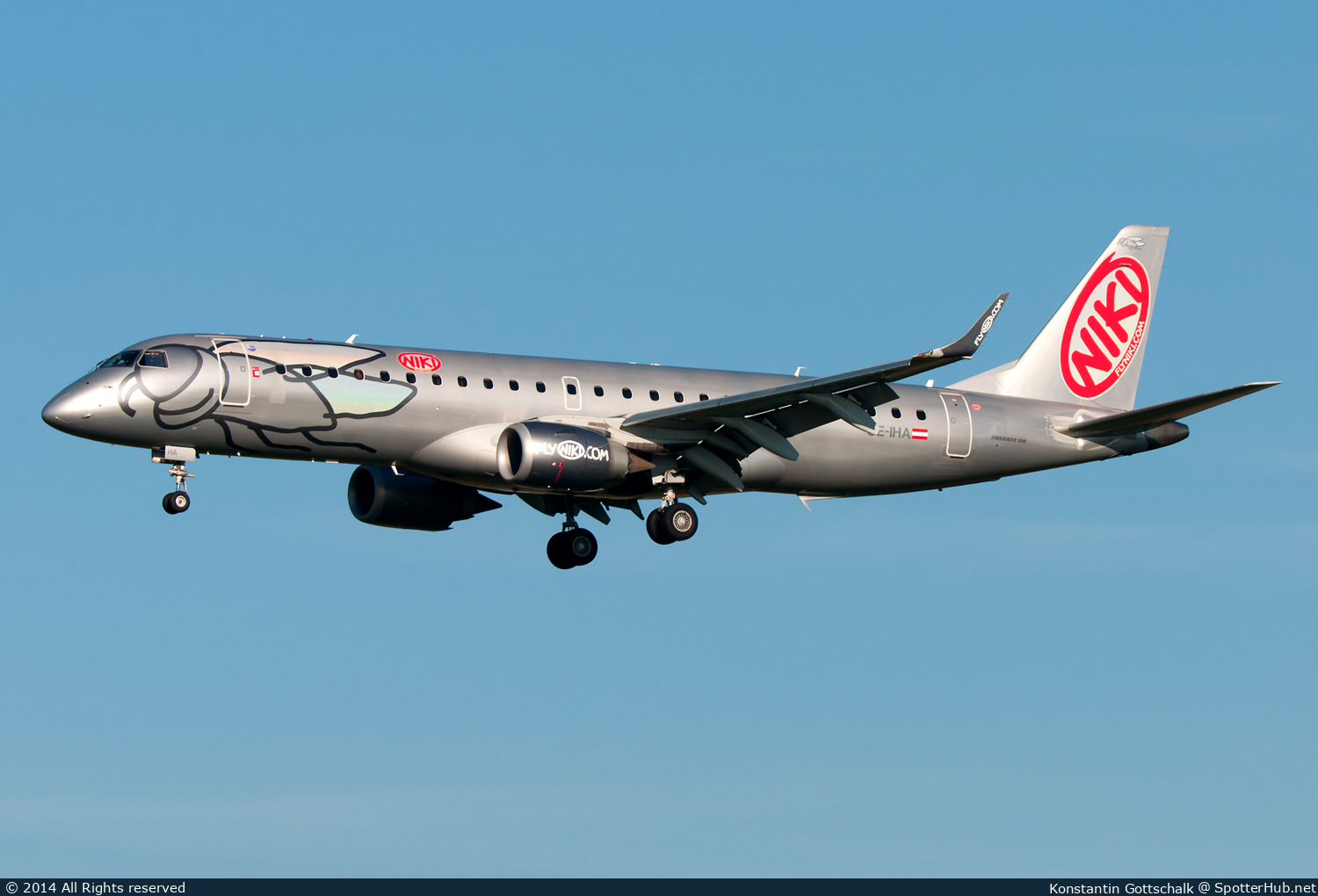 Photo of OE-IHA - Embraer ERJ-190LR operated by Niki