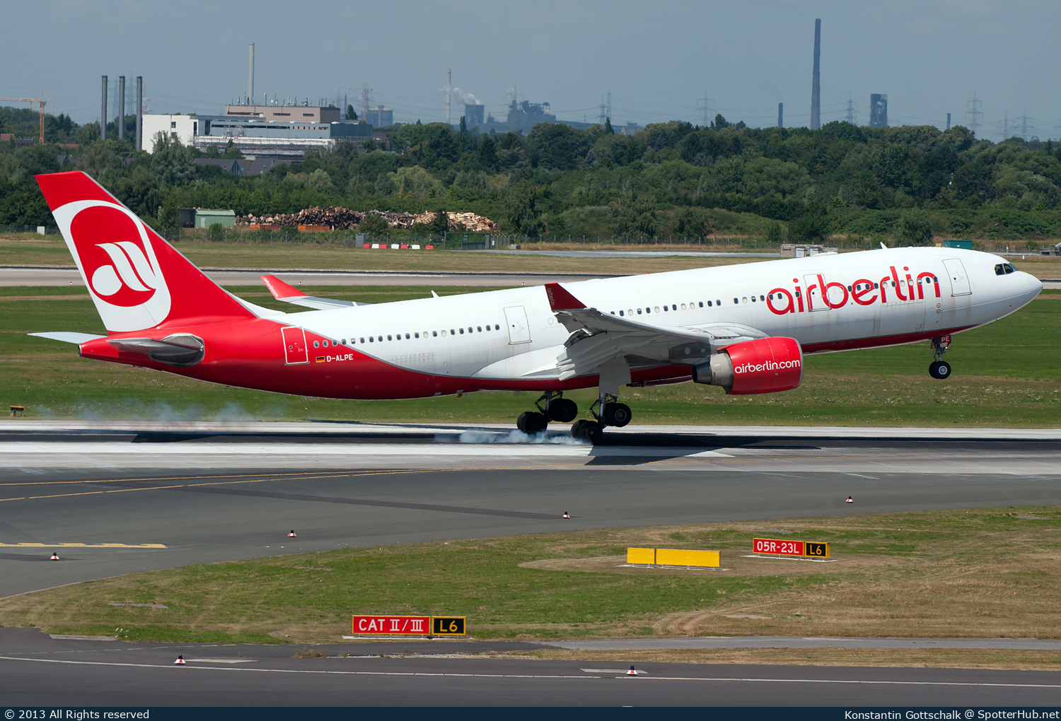 Photo of D-ALPE - Airbus A330-223 operated by Air Berlin