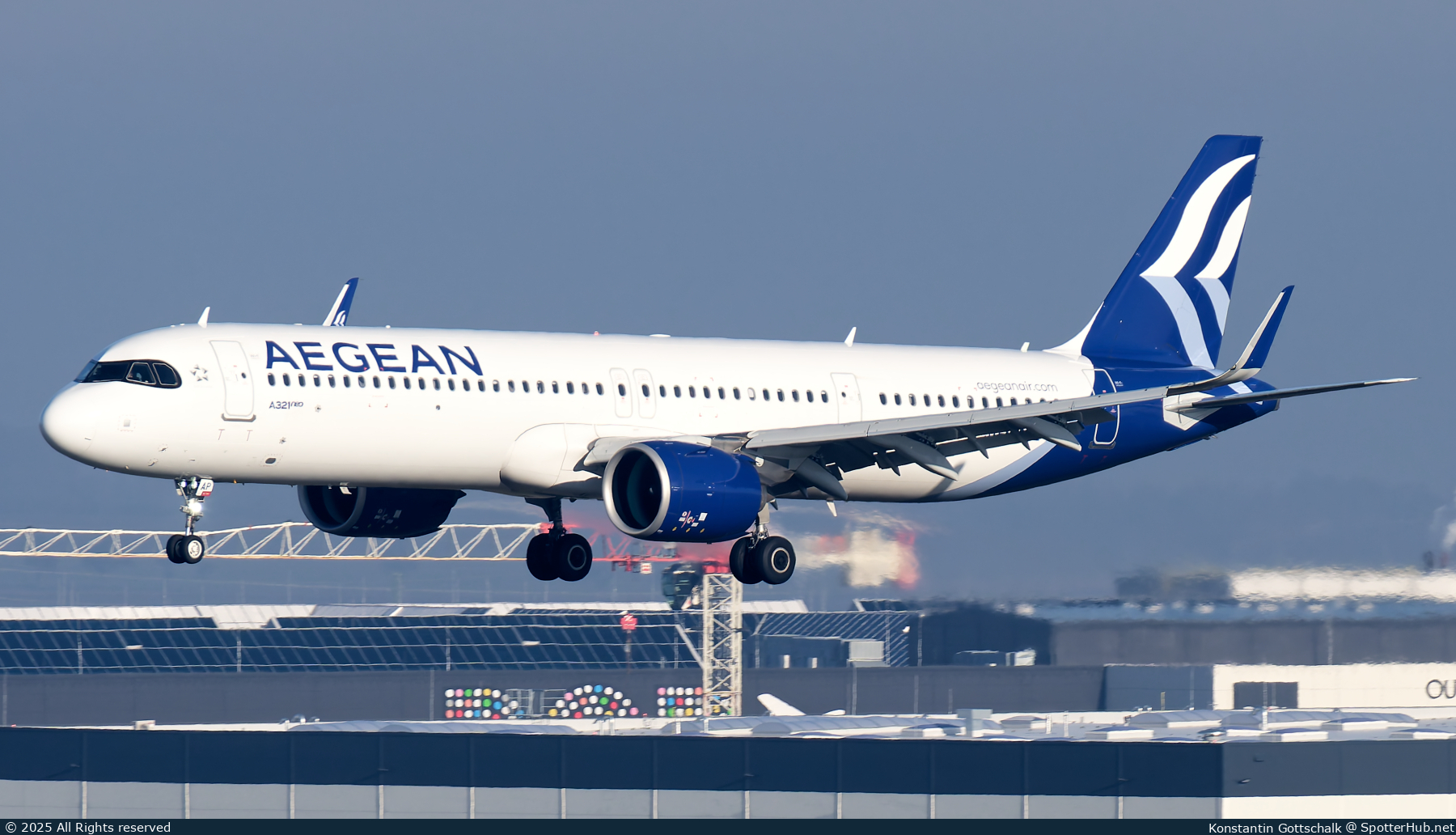 Photo of SX-NAP - Airbus A321-271NX operated by Aegean Airlines