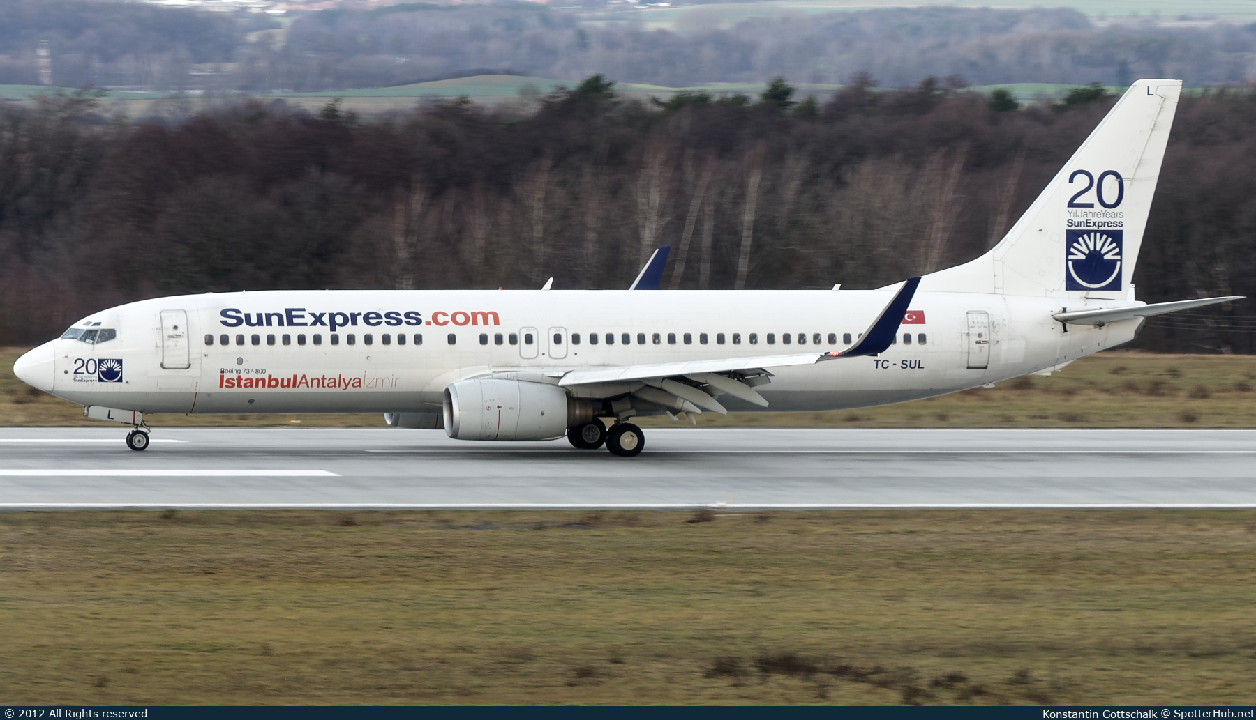 Photo of TC-SUL - Boeing 737-85F operated by SunExpress