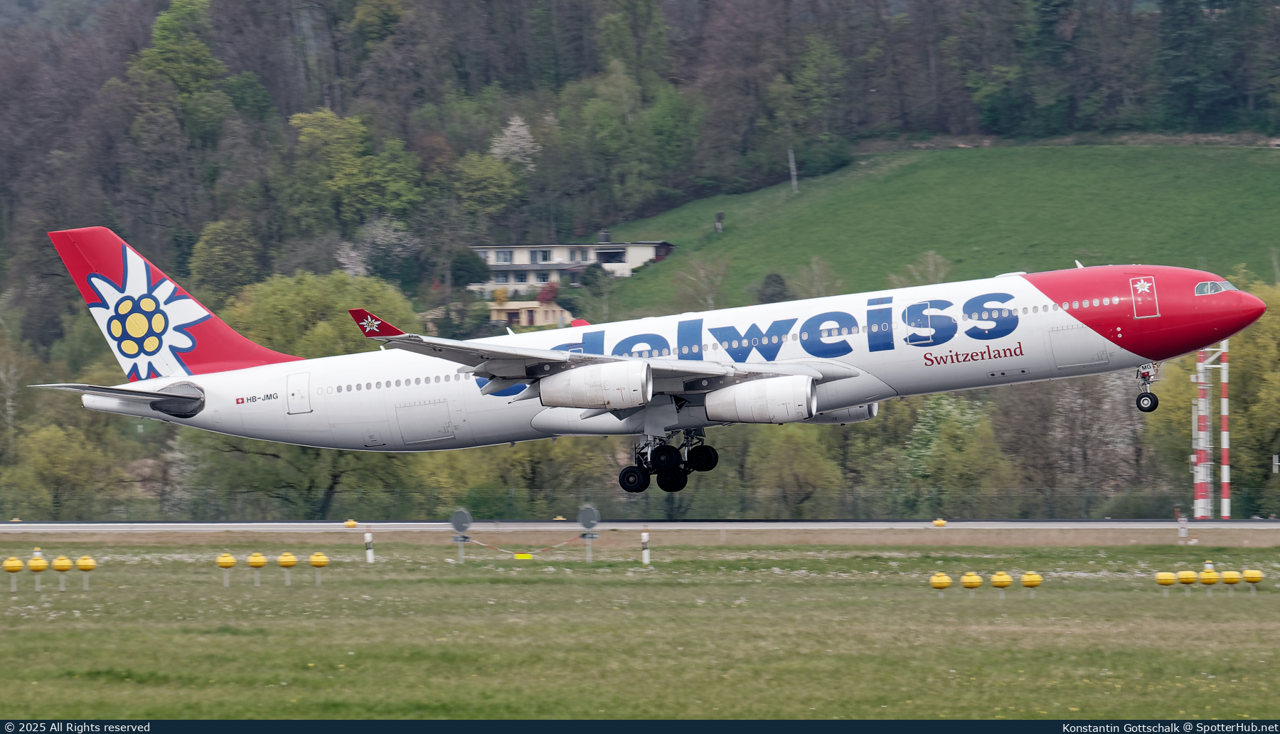 Photo of HB-JMG - Airbus A340-313 operated by Edelweiss Air
