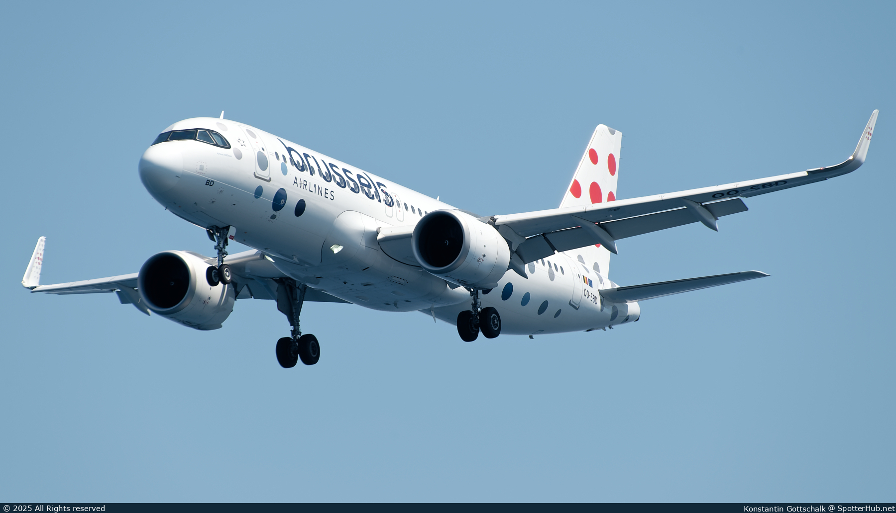 Photo of OO-SBD - Airbus A320-251N operated by Brussels Airlines