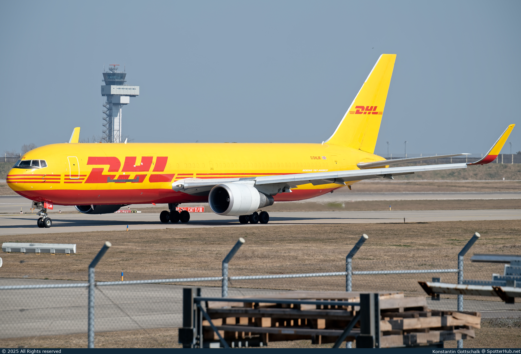 Photo of G-DHLM - Boeing 767-324(ER)(BCF) operated by DHL Air
