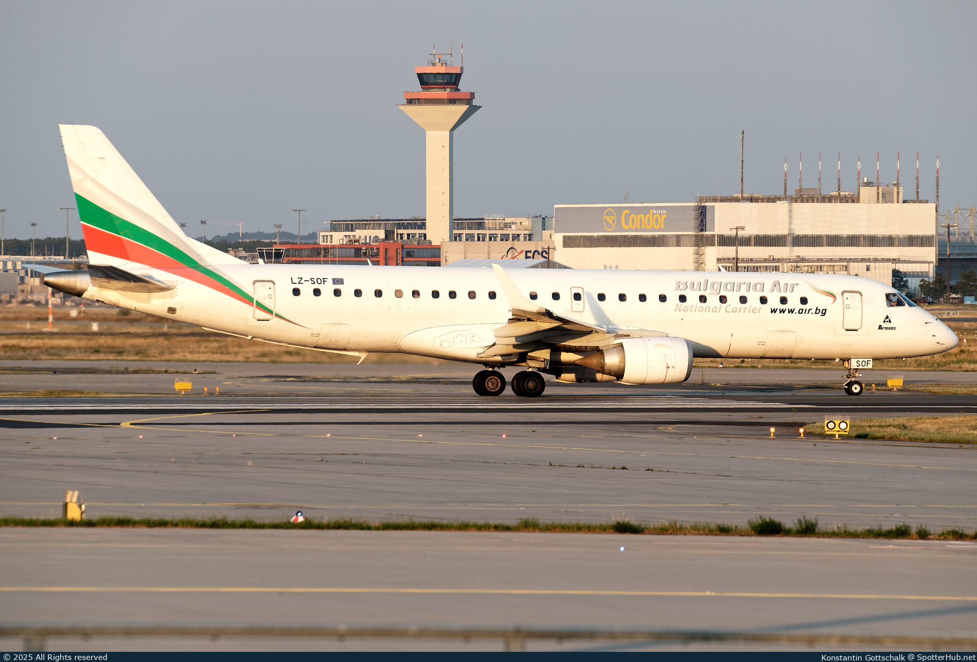 Photo of LZ-SOF - Embraer ERJ-190AR operated by Bulgaria Air