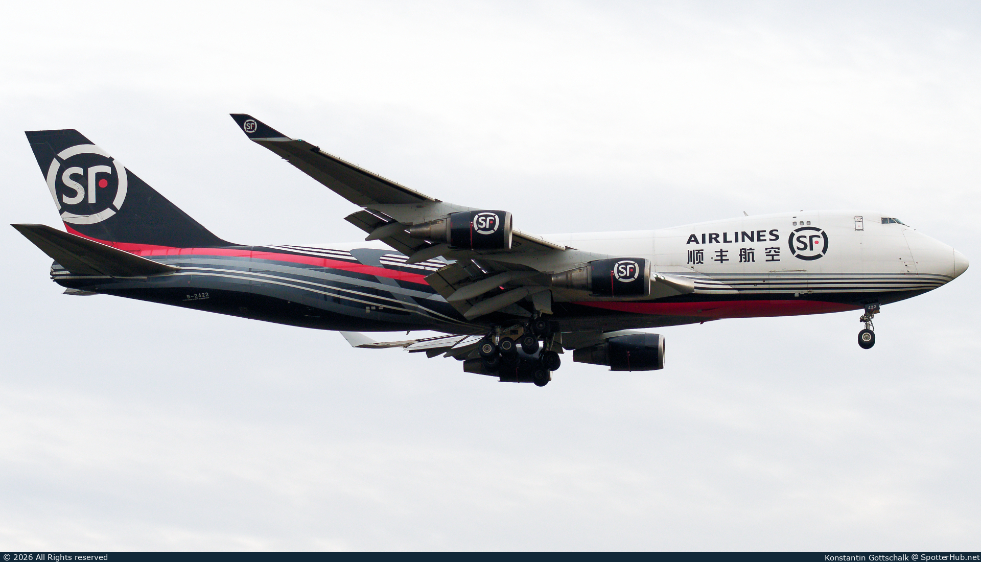 Photo of B-2422 - Boeing 747-4EVF(ER) operated by SF Airlines