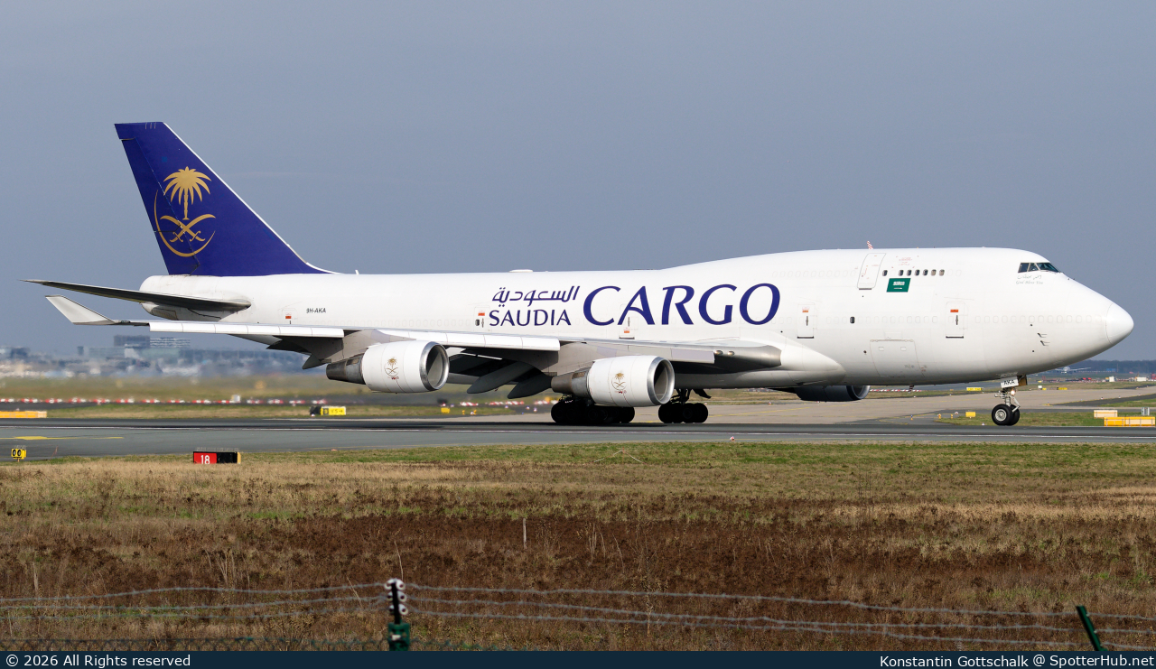 Photo of 9H-AKA - Boeing 747-45E(BDSF) operated by Saudia Cargo (opb Air Atlanta Europe)