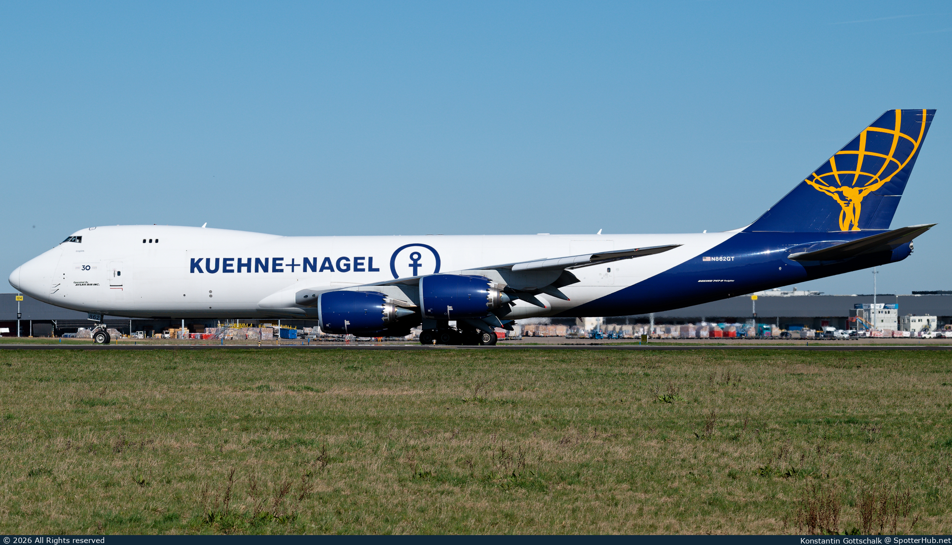 Photo of N862GT - Boeing 747-8F operated by Atlas Air