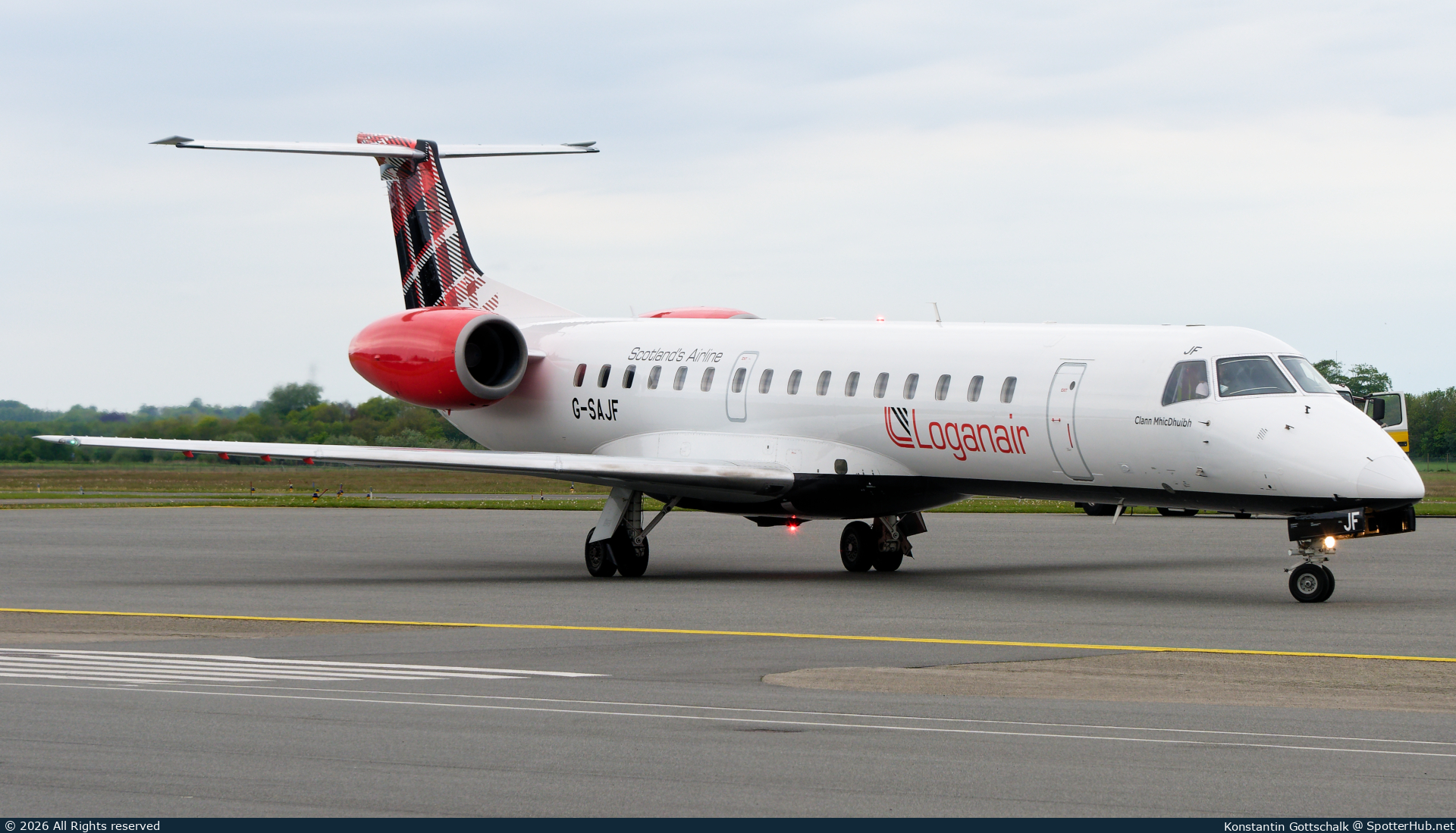 Photo of G-SAJF - Embraer ERJ-145EP operated by Loganair