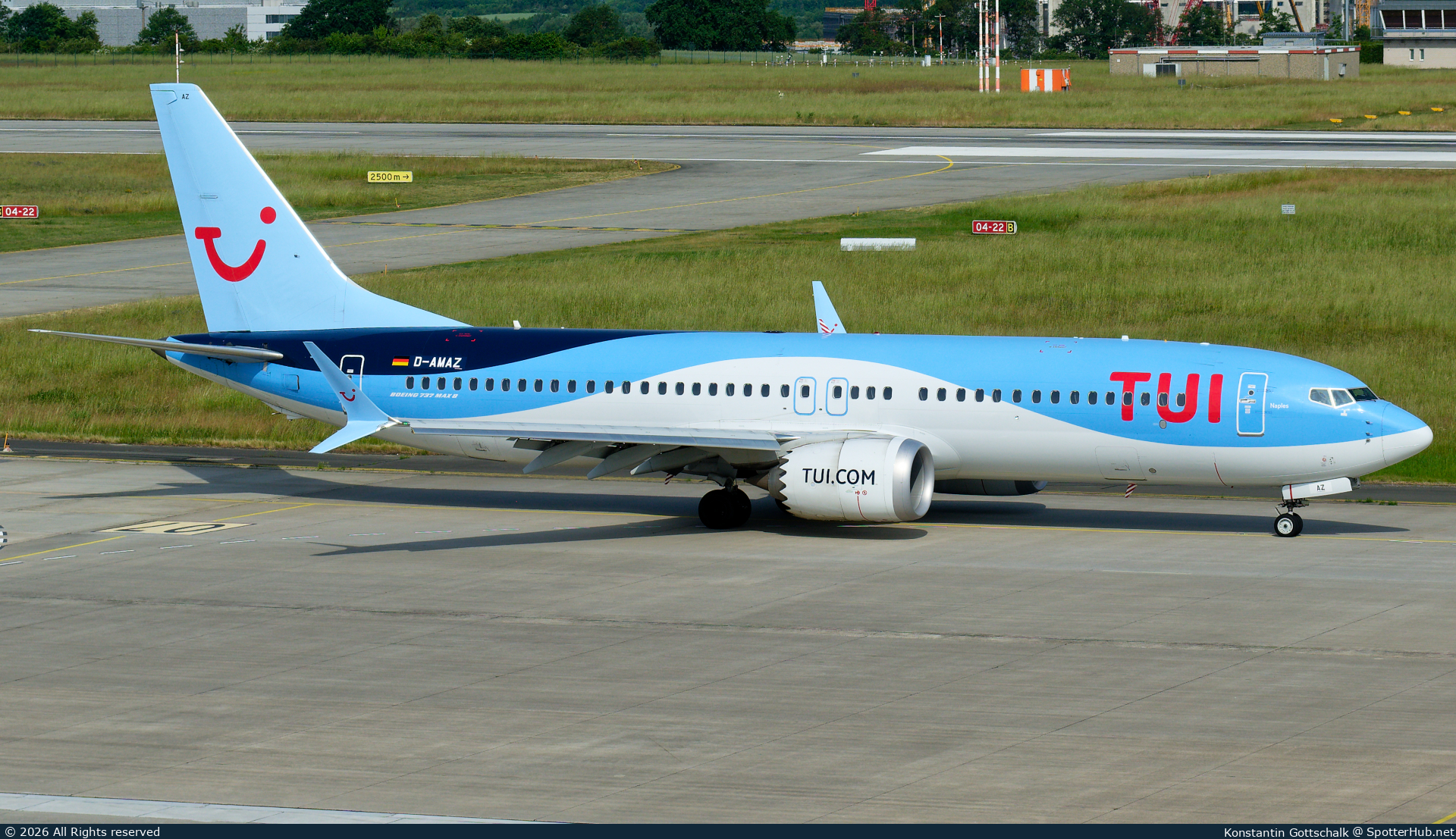 Photo of D-AMAZ - Boeing 737 MAX 8 operated by TUIfly