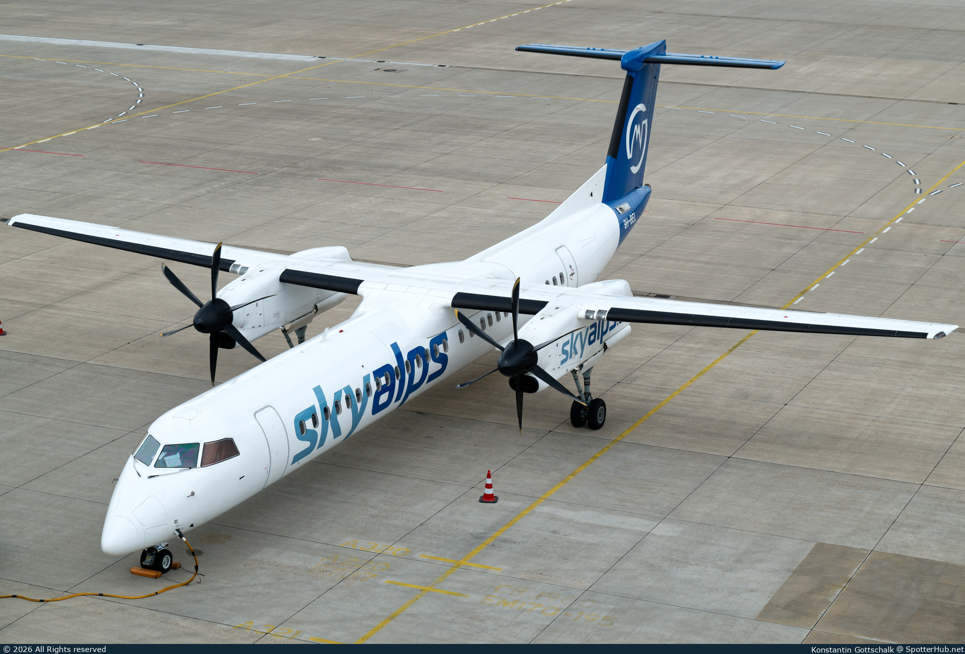 Photo of 9H-BEL - Bombardier DHC-8-402 Dash 8 Q400 operated by SkyAlps