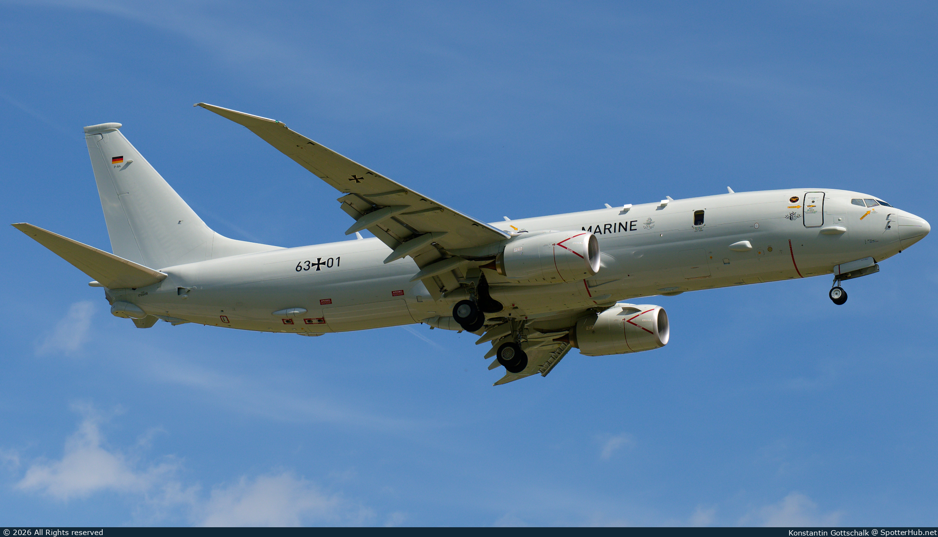 Photo of 63+01 - Boeing P-8A Poseidon operated by German Navy