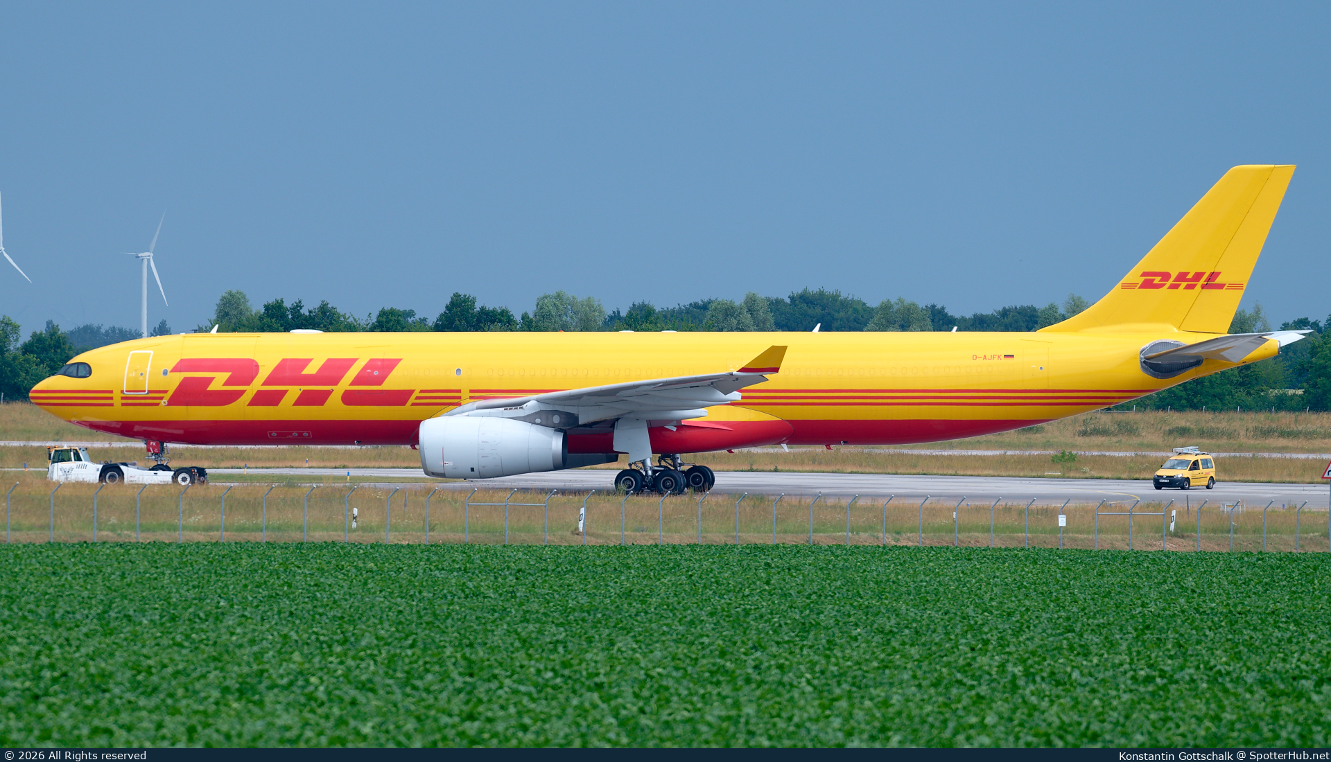 Photo of D-AJFK - Airbus A330-343(P2F) operated by European Air Transport