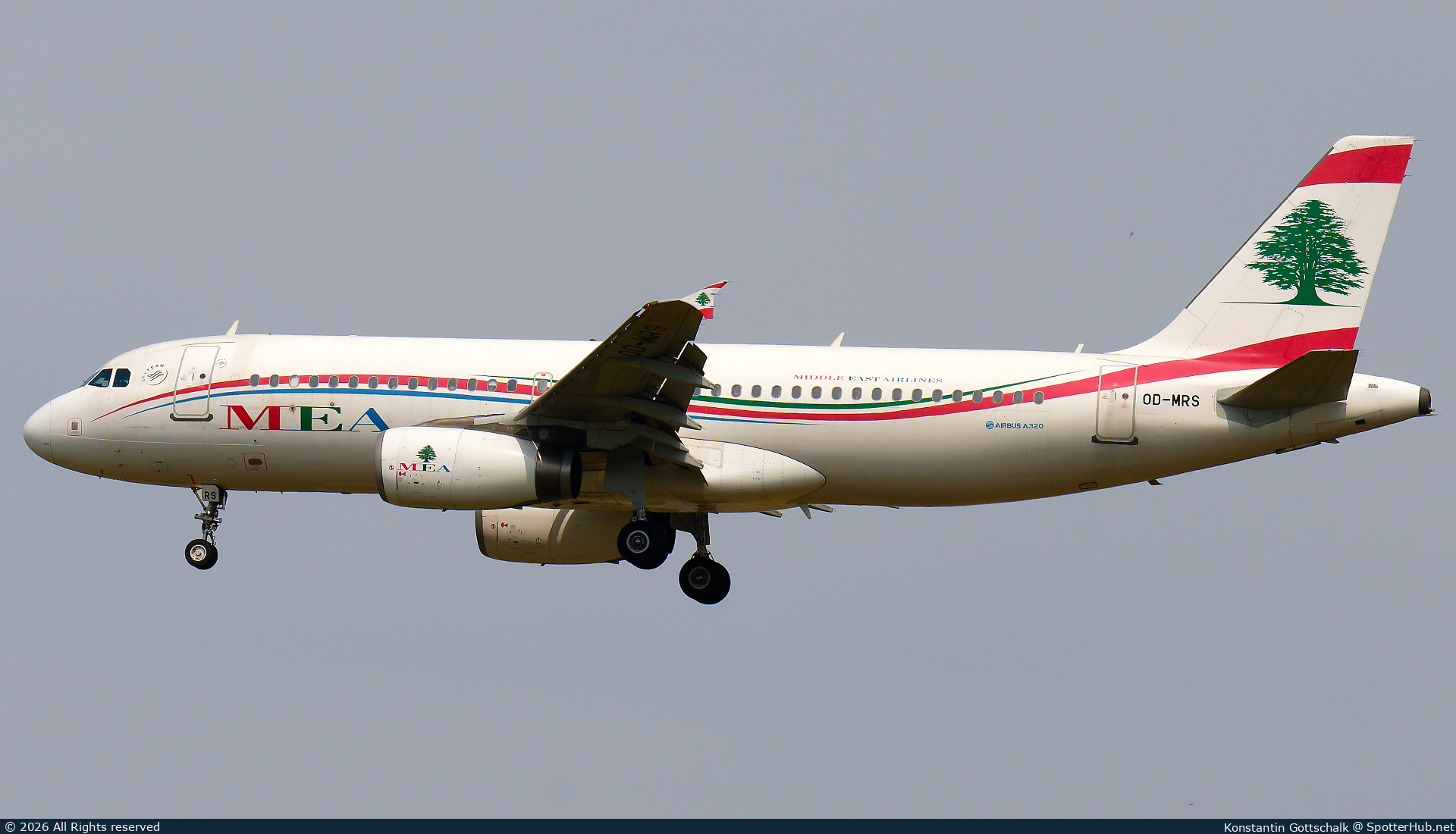 Photo of OD-MRS - Airbus A320-232 operated by MEA Middle East Airlines