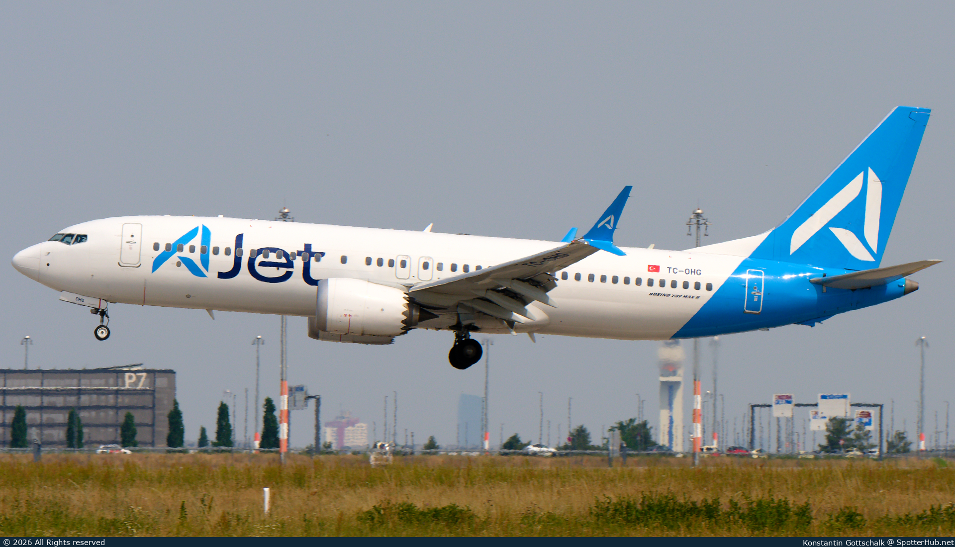 Photo of TC-OHG - Boeing 737 MAX 8 operated by AJet