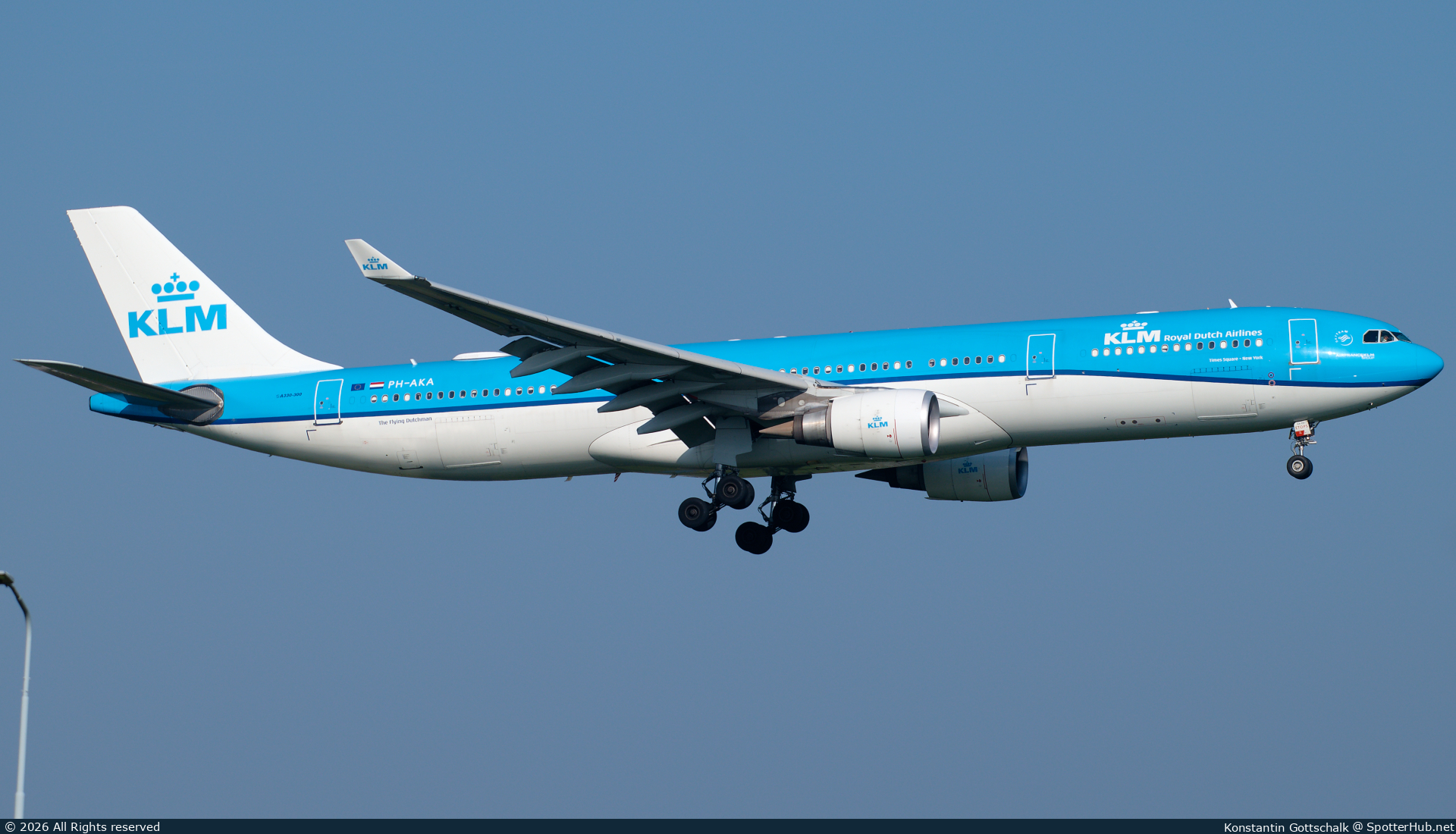 Photo of PH-AKA - Airbus A330-303 operated by KLM Royal Dutch Airlines