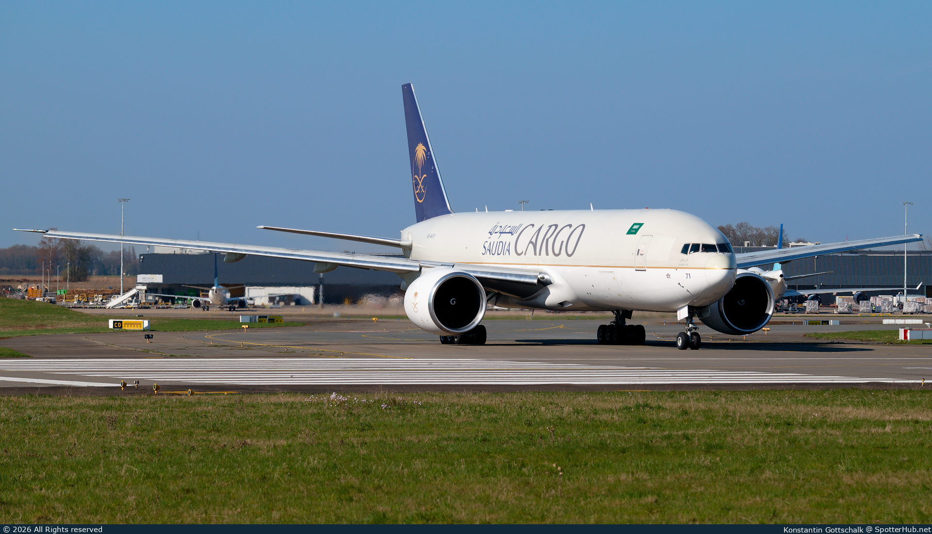 Photo of HZ-AK71 - Boeing 777-FFG operated by Saudia Cargo