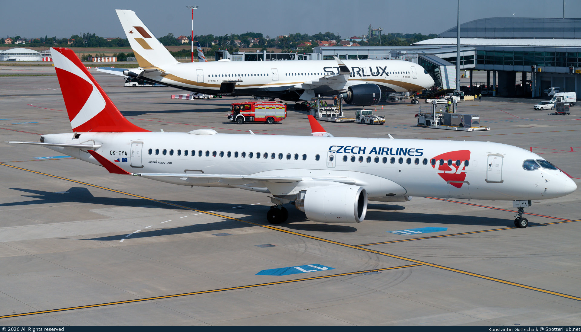 Photo of OK-EYA - Airbus A220-300 operated by CSA Czech Airlines (opb SmartWings)