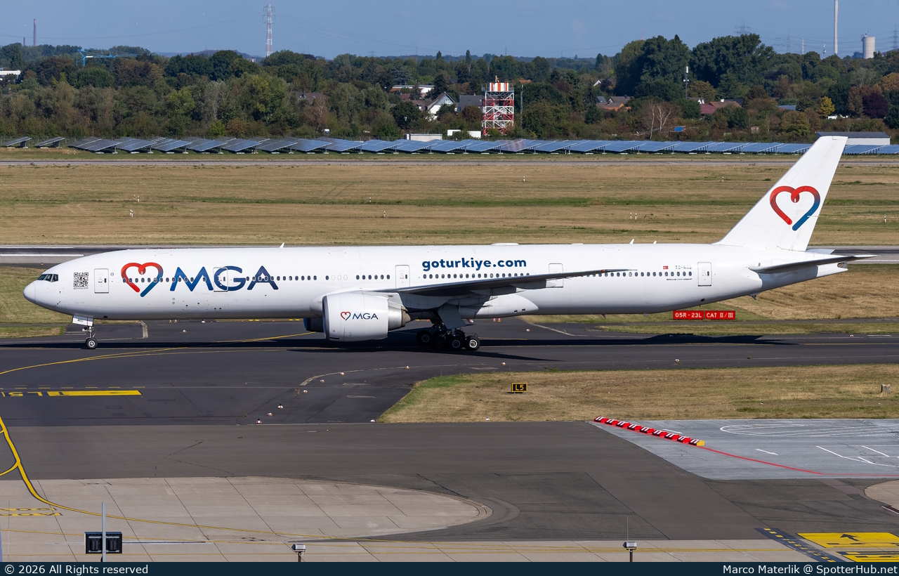Photo of TC-MGG - Boeing 777-3ZG(ER) operated by Mavi Gök Airlines