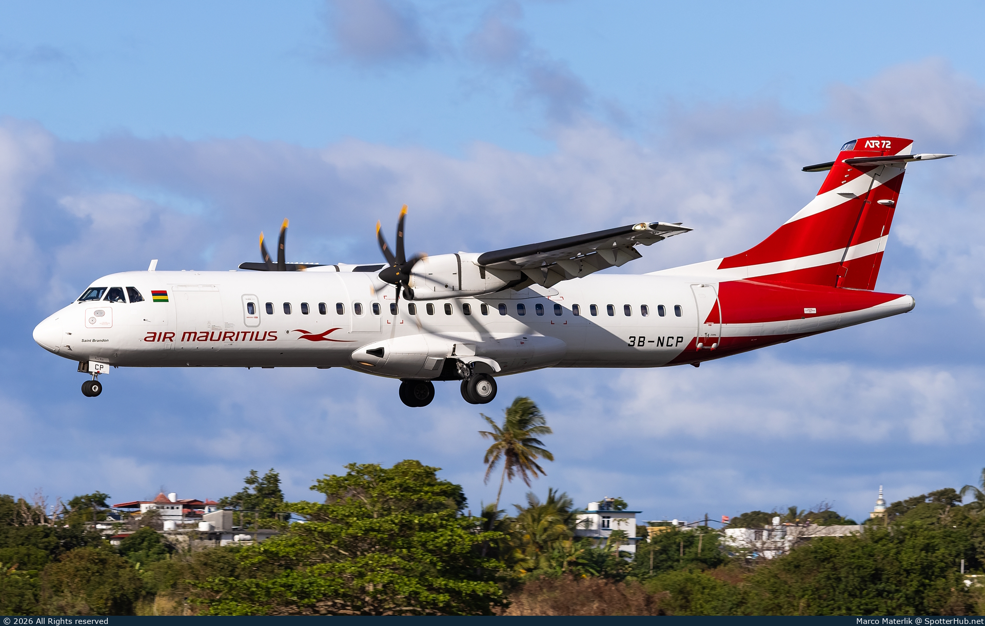 Photo of 3B-NCP - ATR 72-600 operated by Air Mauritius