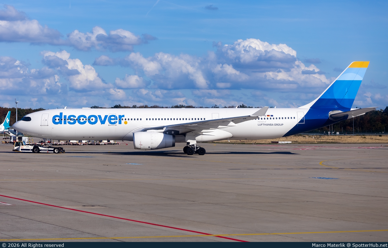 Photo of D-AFYQ - Airbus A330-343 operated by Discover Airlines
