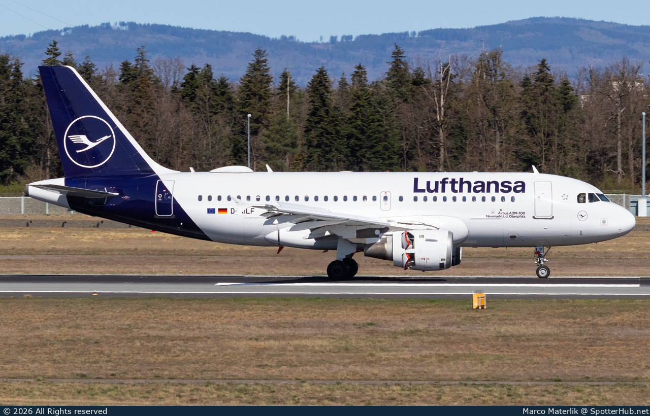 Photo of D-AILF - Airbus A319-114 operated by Lufthansa