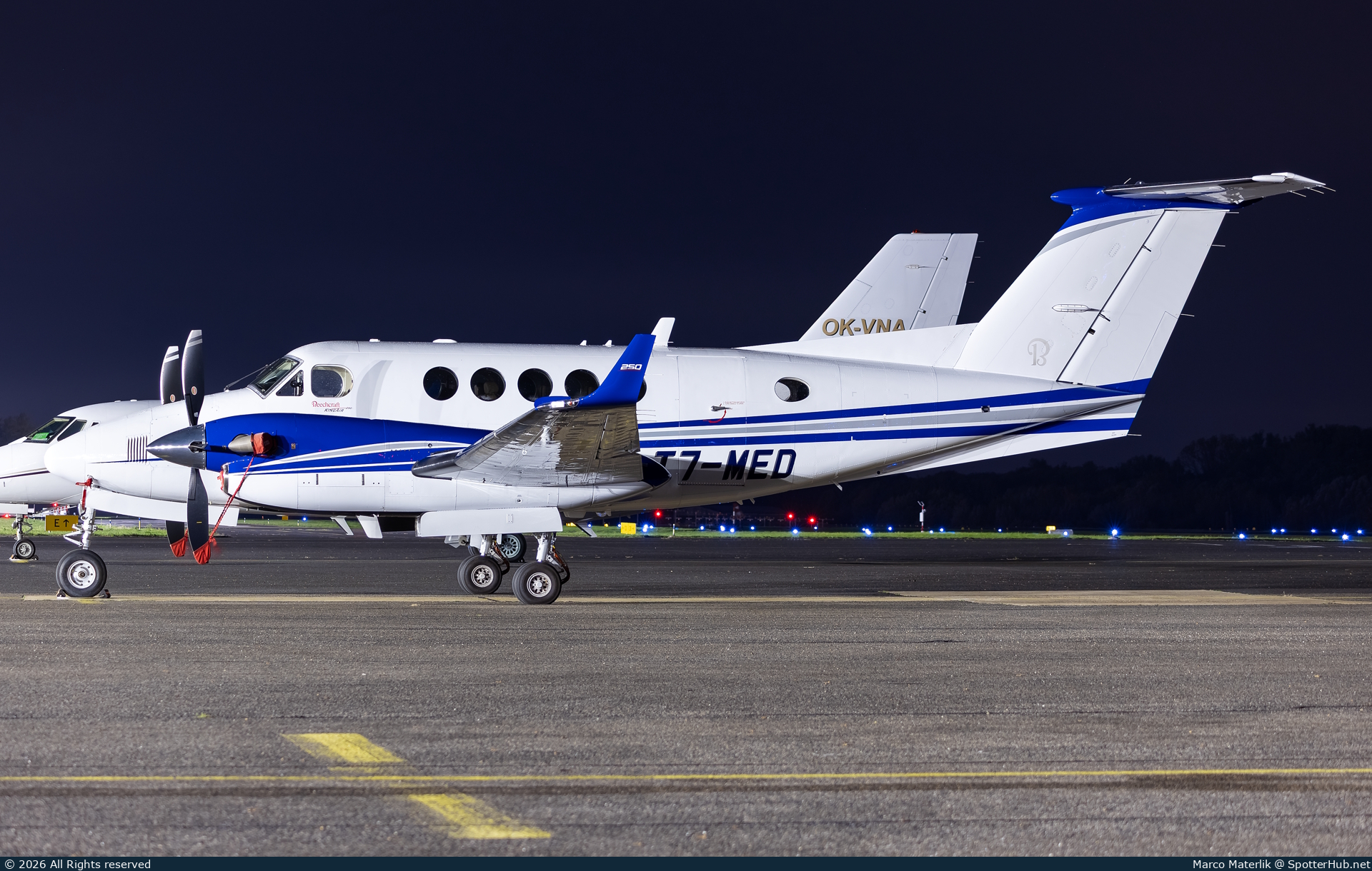 Photo of T7-MED - Beechcraft B200GT Super King Air 250 operated by Private