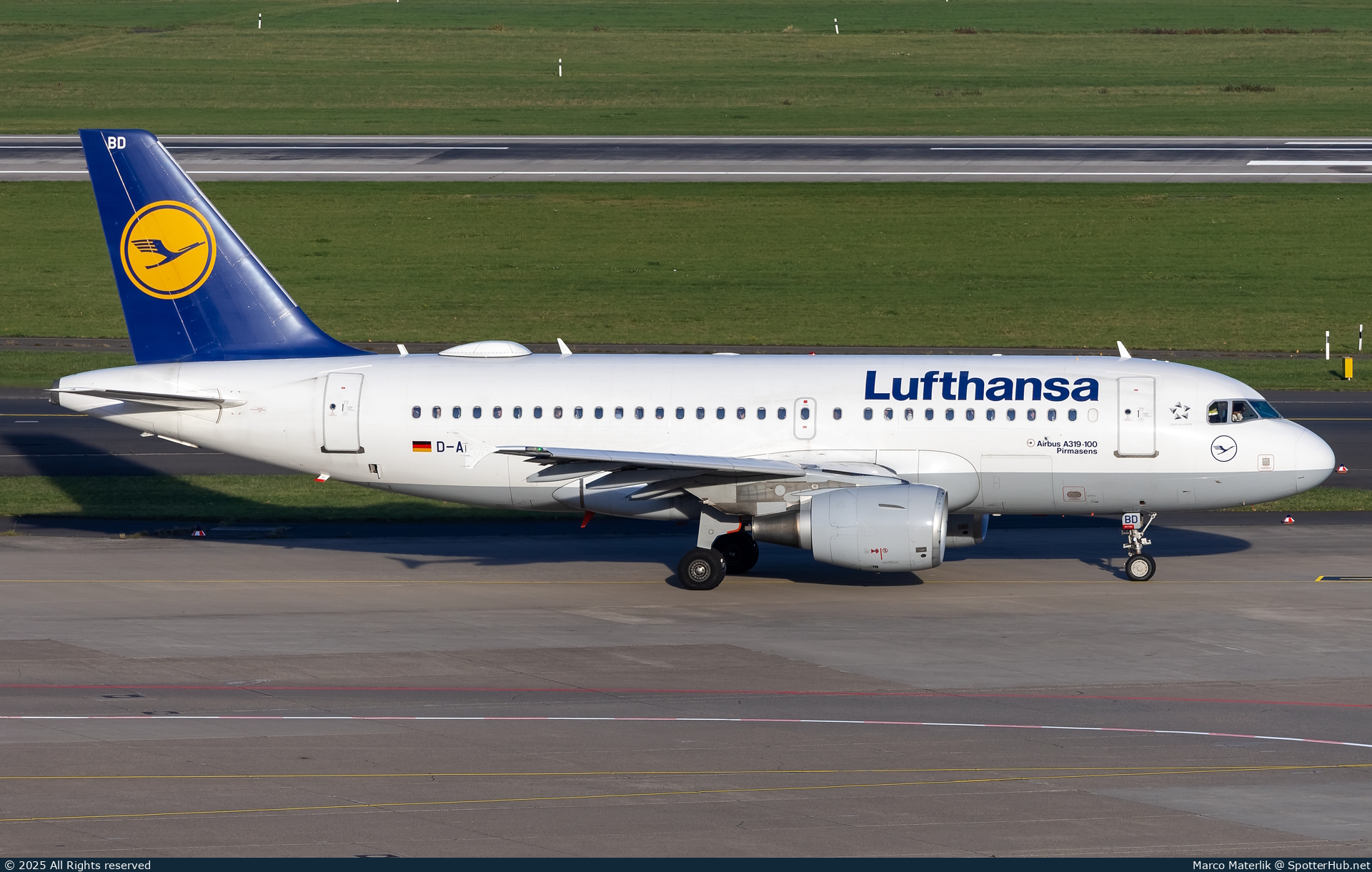 Photo of D-AIBD - Airbus A319-112 operated by Lufthansa