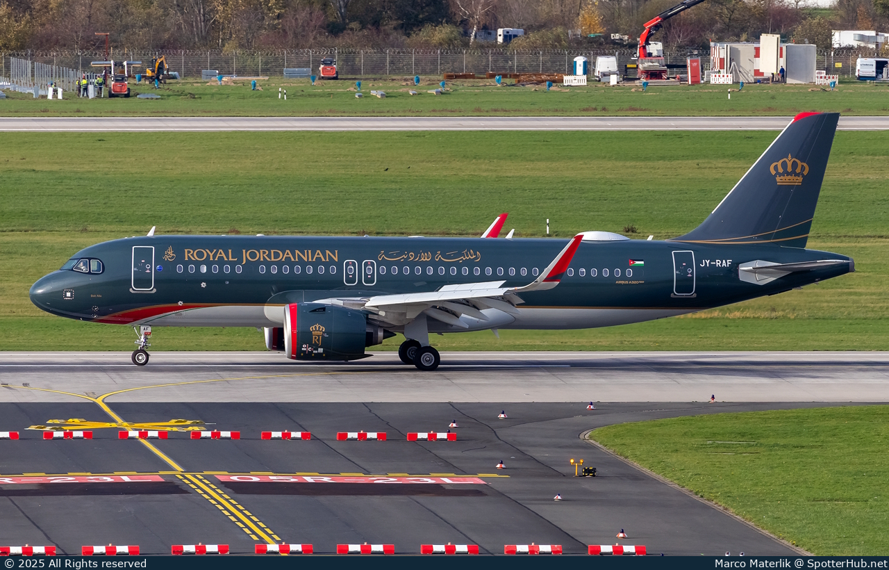 Photo of JY-RAF - Airbus A320-271N operated by Royal Jordanian Airlines