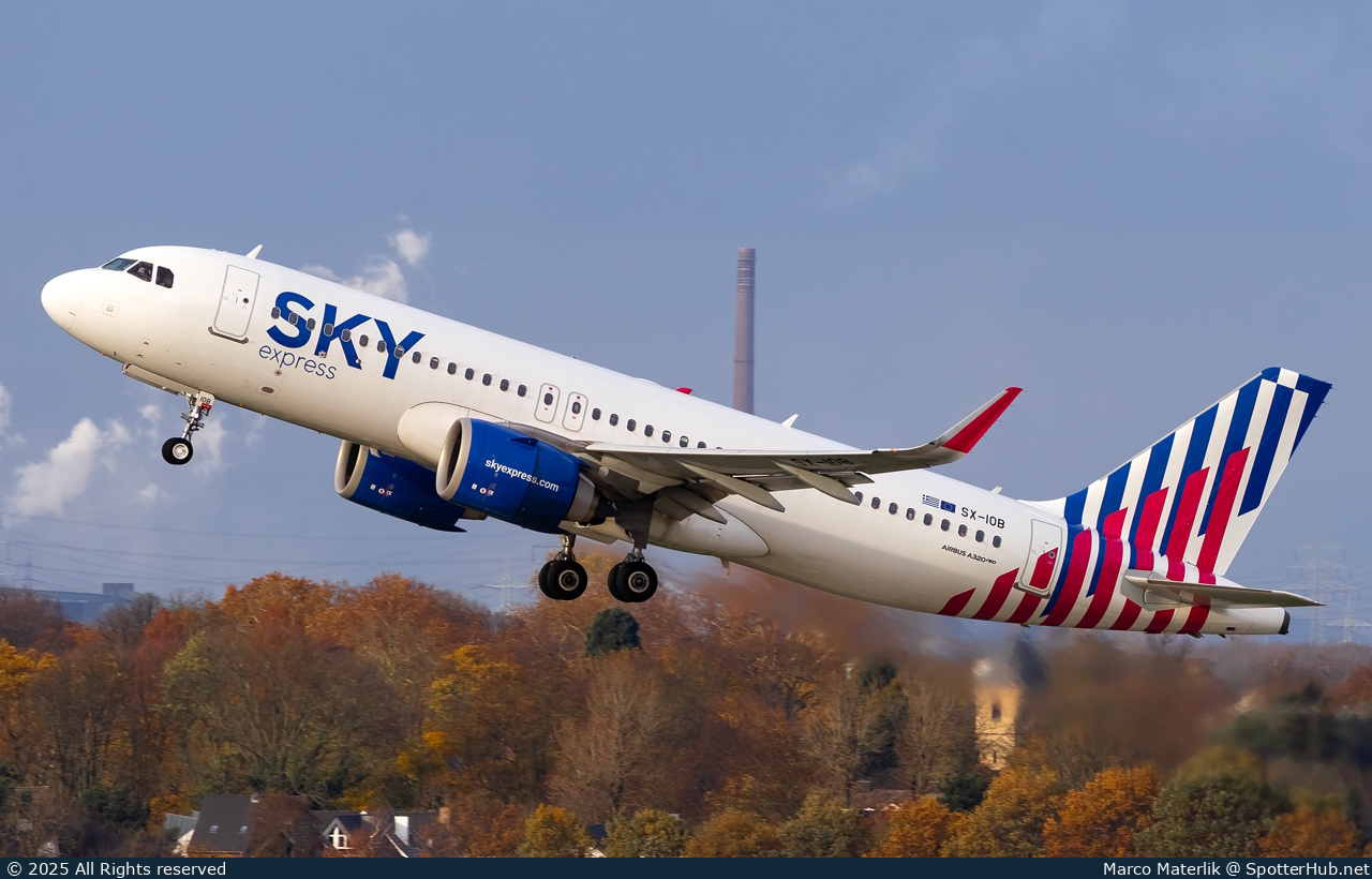 Photo of SX-IOB - Airbus A320-251N operated by Sky Express