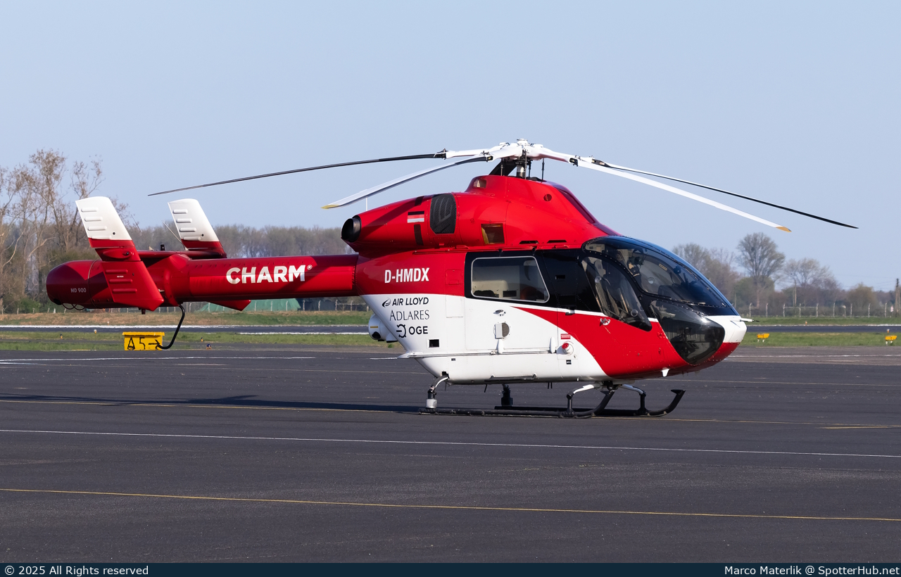Photo of D-HMDX - MD Helicopters MD 900 Explorer operated by Air Lloyd