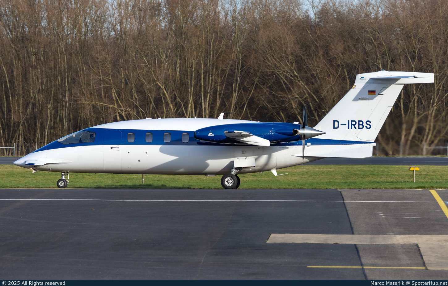 Photo of D-IRBS - Piaggio P.180 Avanti II operated by AirGO Private Airline