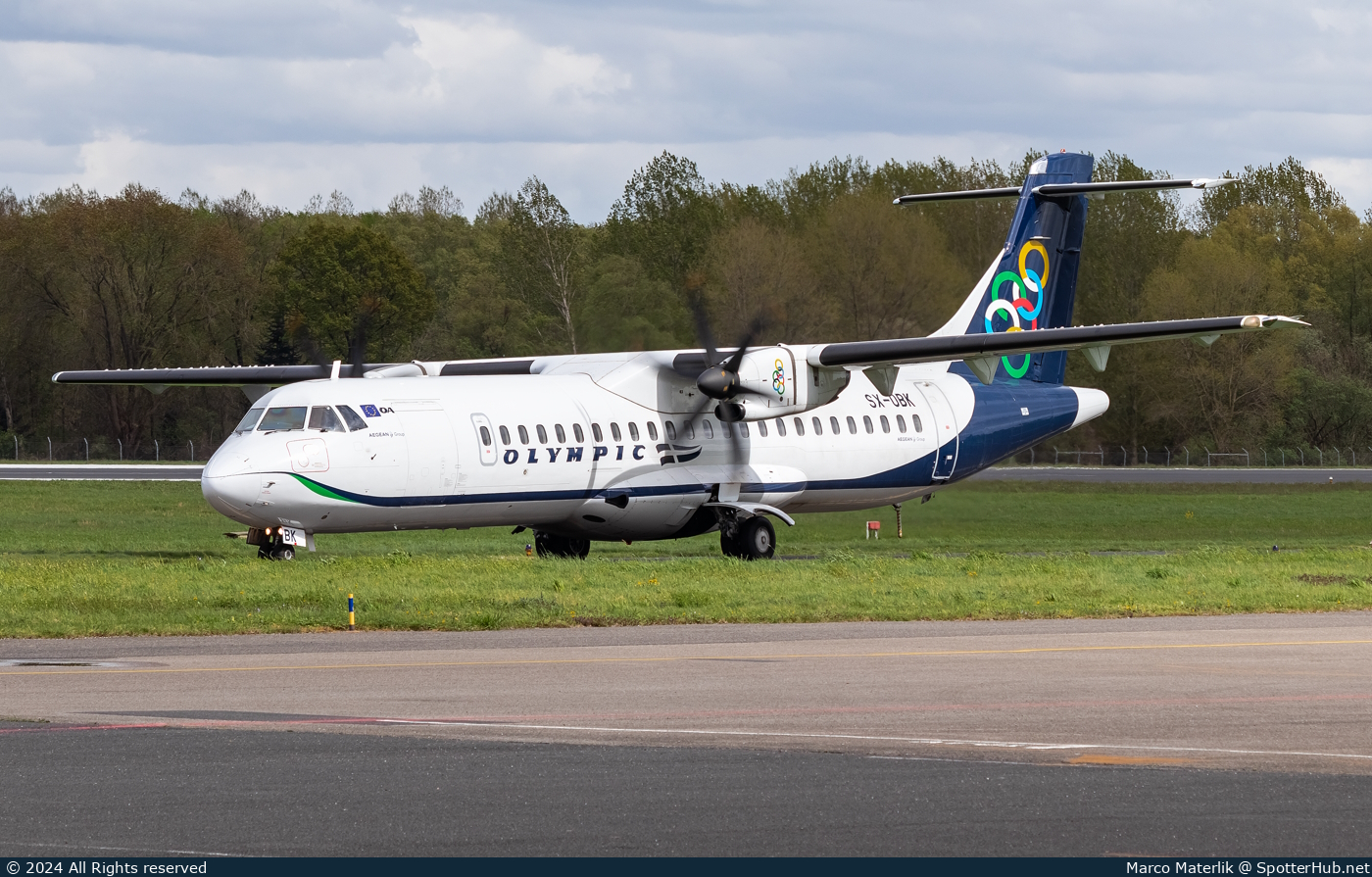 Photo of SX-OBK - ATR 72-600 operated by Olympic Air