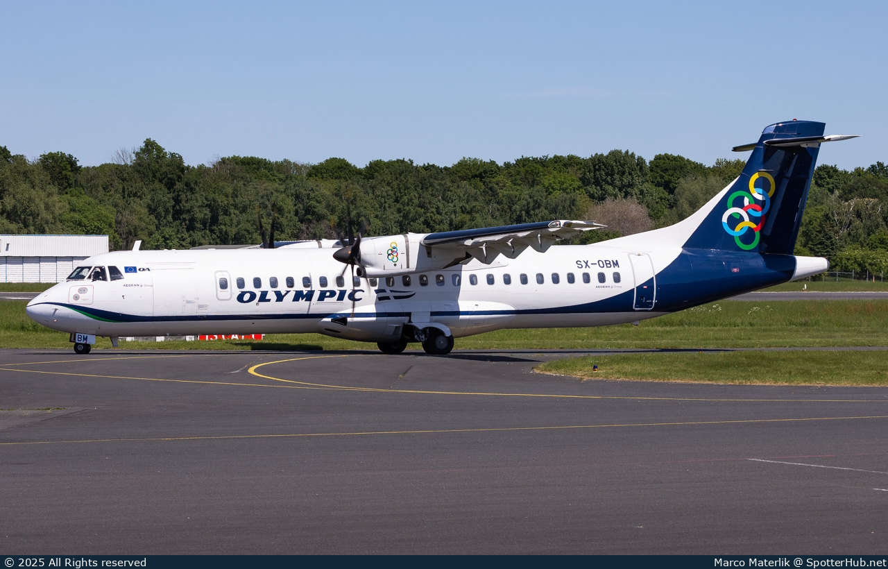 Photo of SX-OBM - ATR 72-600 operated by Olympic Air