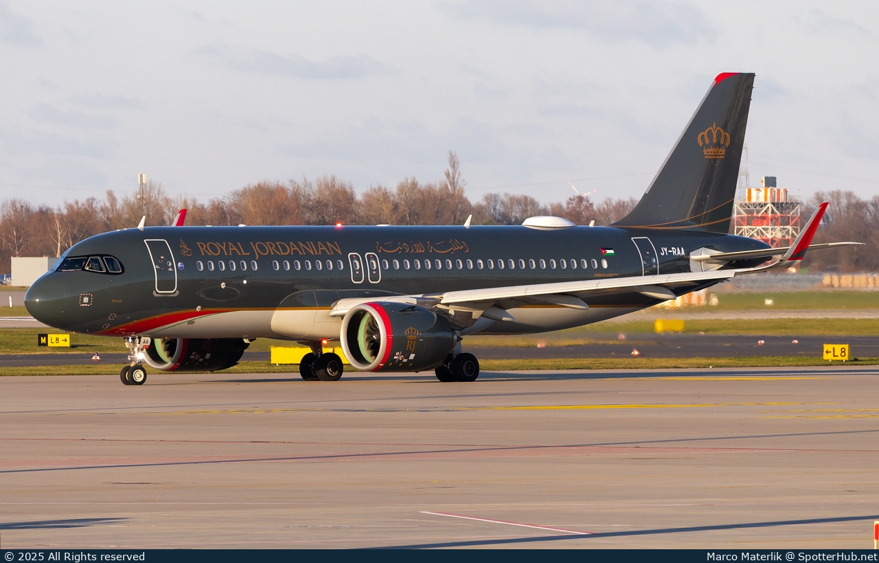 Photo of JY-RAA - Airbus A320-271N operated by Royal Jordanian Airlines