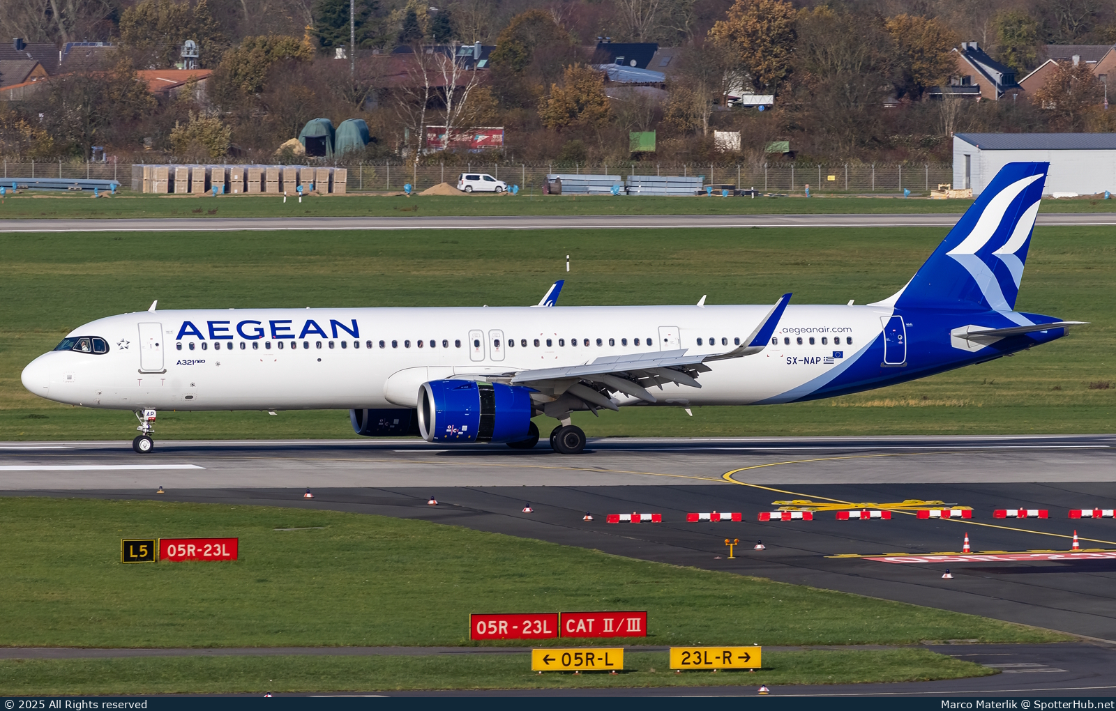 Photo of SX-NAP - Airbus A321-271NX operated by Aegean Airlines
