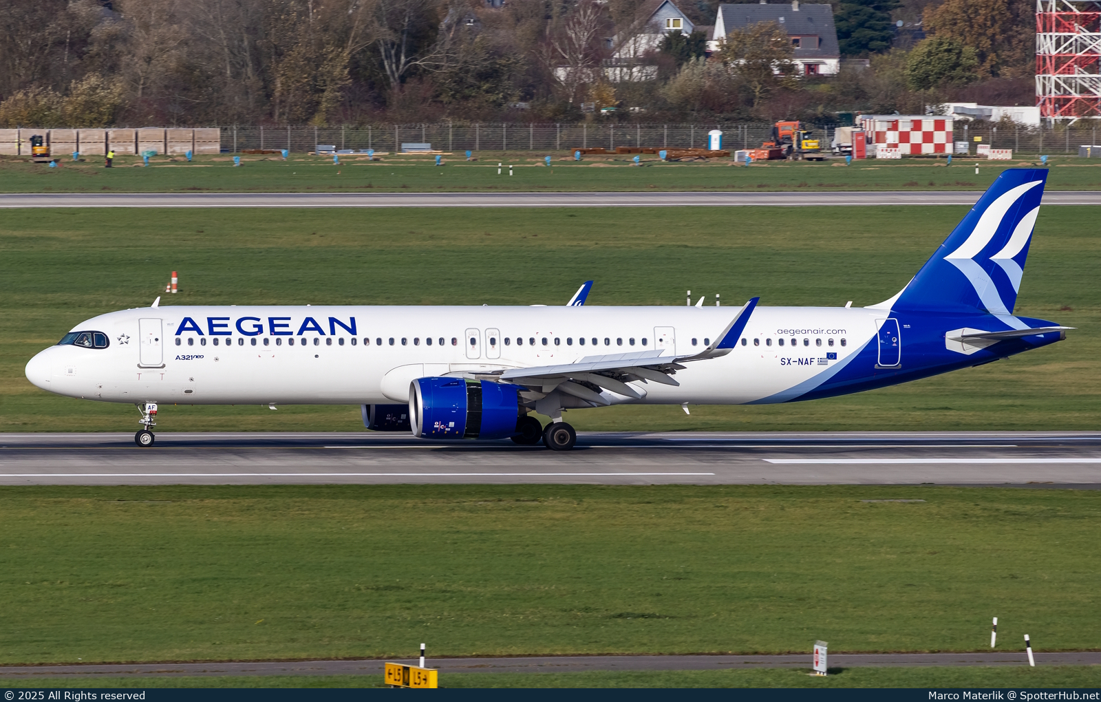 Photo of SX-NAF - Airbus A321-271NX operated by Aegean Airlines