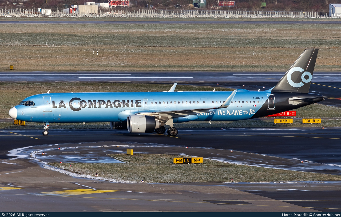 Photo of F-HBUZ - Airbus A321-252NX operated by La Compagnie