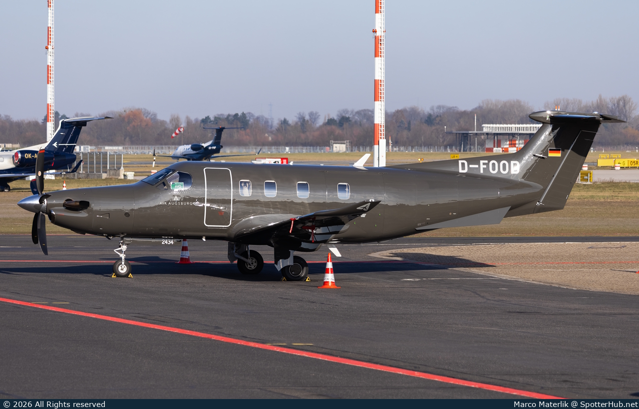 Photo of D-FOOD - Pilatus PC-12 NGX operated by Air Augsburg